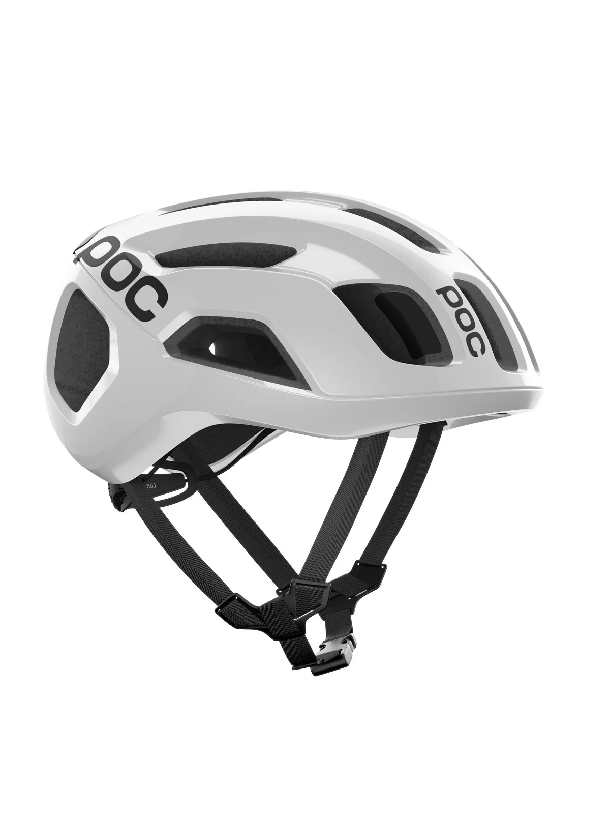 Kask rowerowy POC Ventral Air MIPS - Hyd. White/Ur. Black Matt w. Logo - Image 2