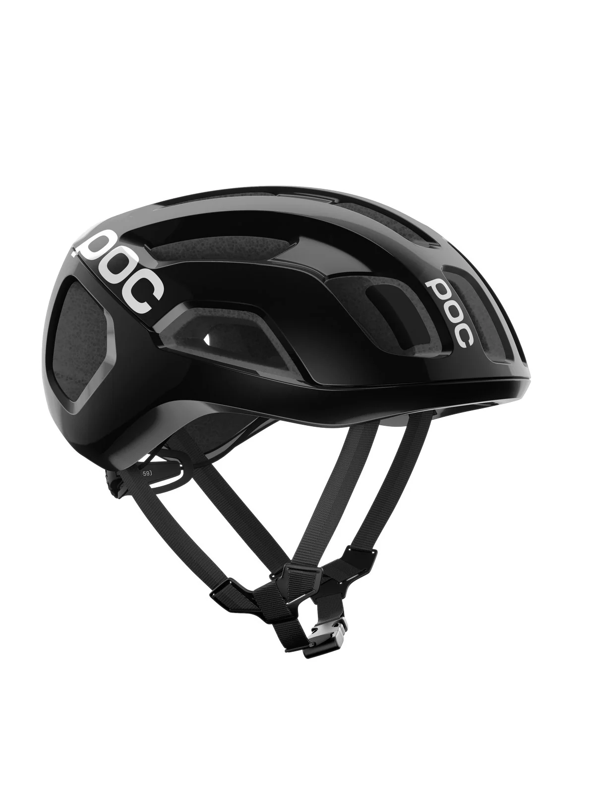 Kask rowerowy POC Ventral Air MIPS - Ur. Black Matt/Hyd. White w. Logo - Image 2