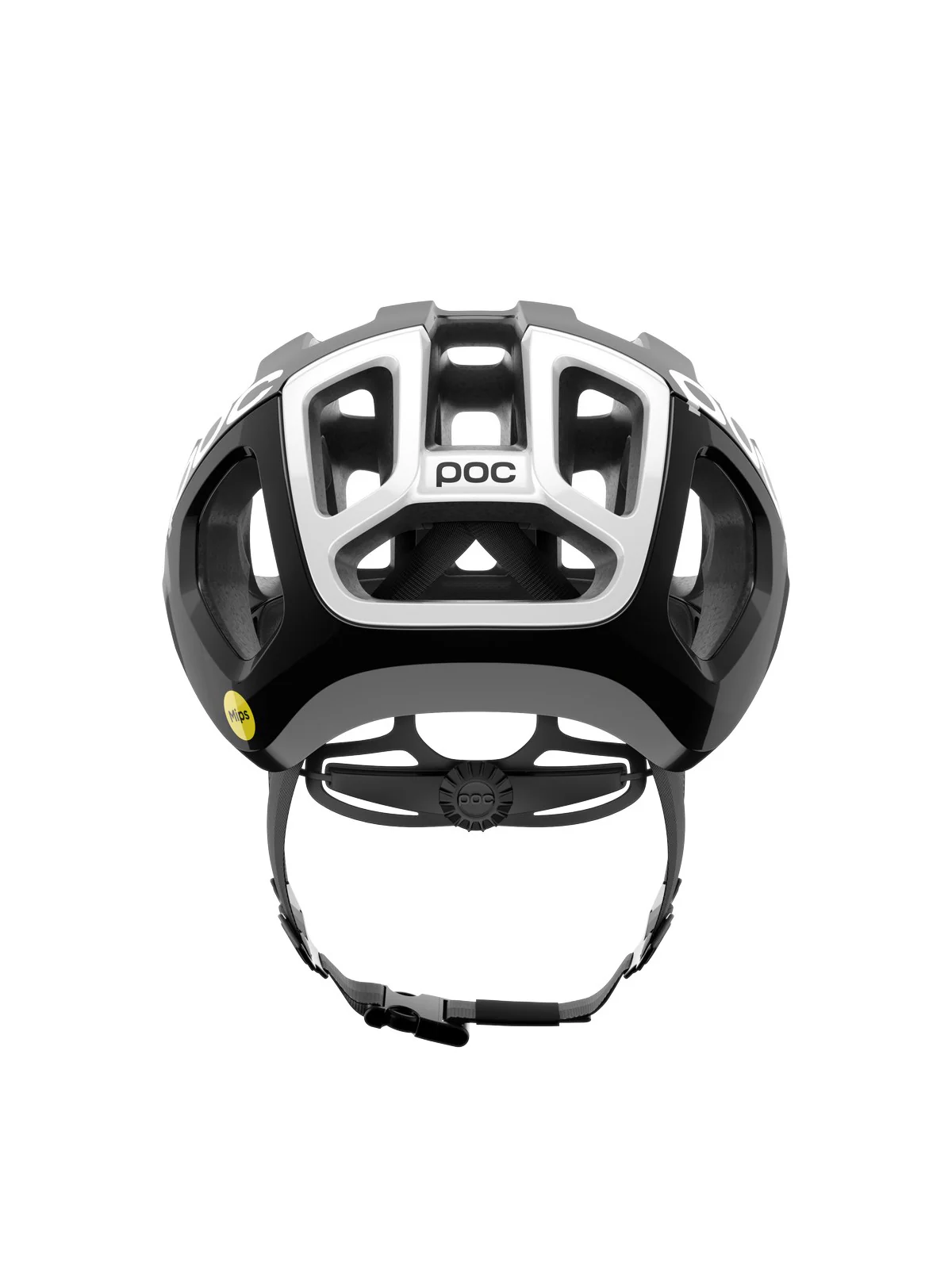 Kask rowerowy POC Ventral Air MIPS - Ur. Black Matt/Hyd. White w. Logo - Image 4