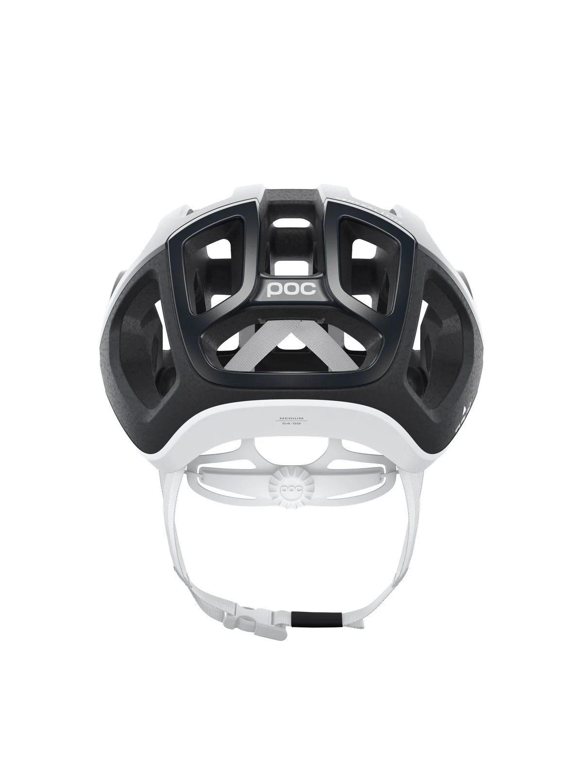 Kask rowerowy POC VENTRAL LITE - Ur. Black/Hydr. White Matt - Image 3