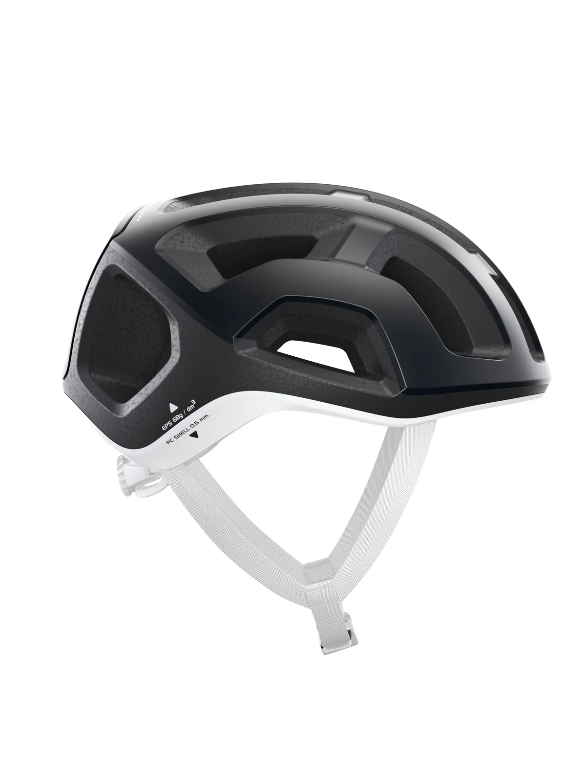 Kask rowerowy POC VENTRAL LITE - Ur. Black/Hydr. White Matt - Image 4