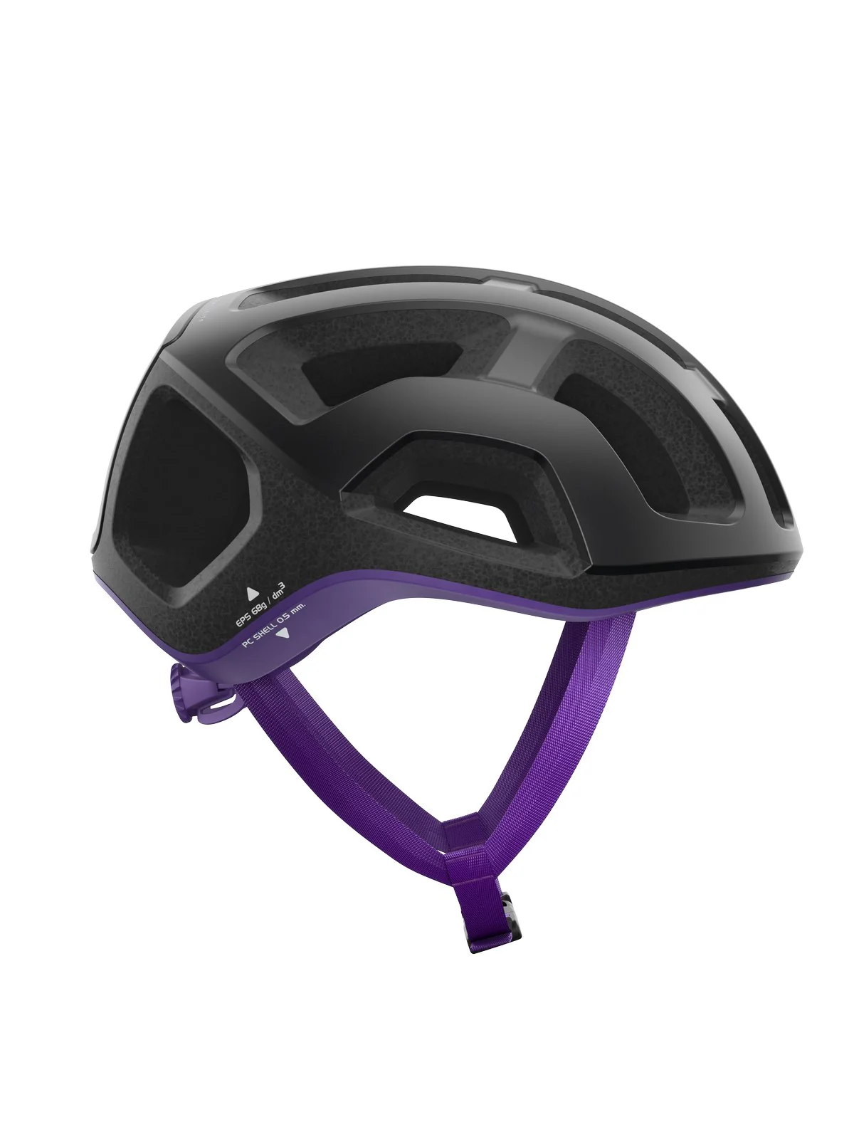 Kask rowerowy POC VENTRAL LITE - Ur. Black/Sap. Purple Matt - Image 4