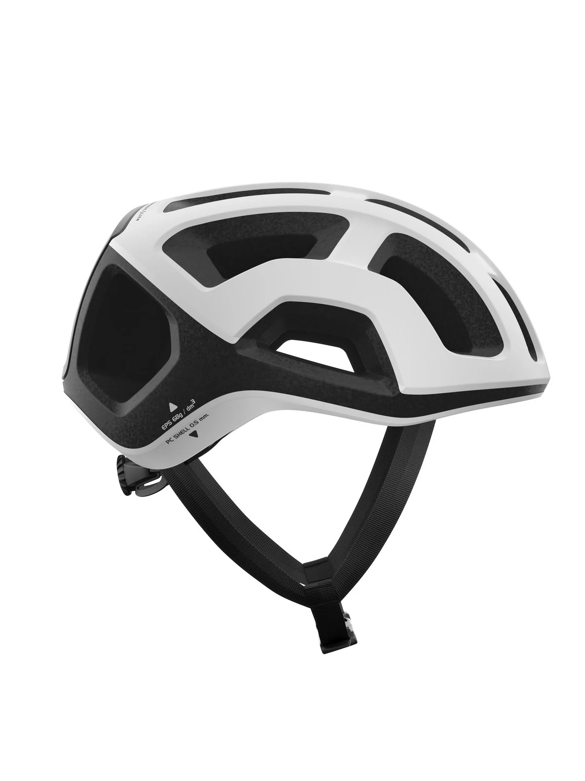 Kask rowerowy POC Ventral Lite Wide Fit - Hyd. White/Ur. Black Matt - Image 2