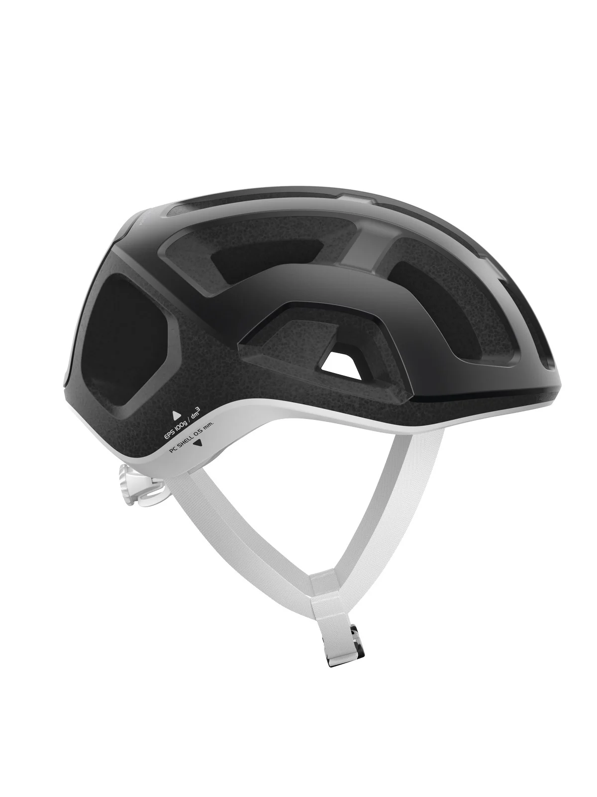 Kask rowerowy POC Ventral Lite Wide Fit - Ur. Black/Hyd. White Matt - Image 4
