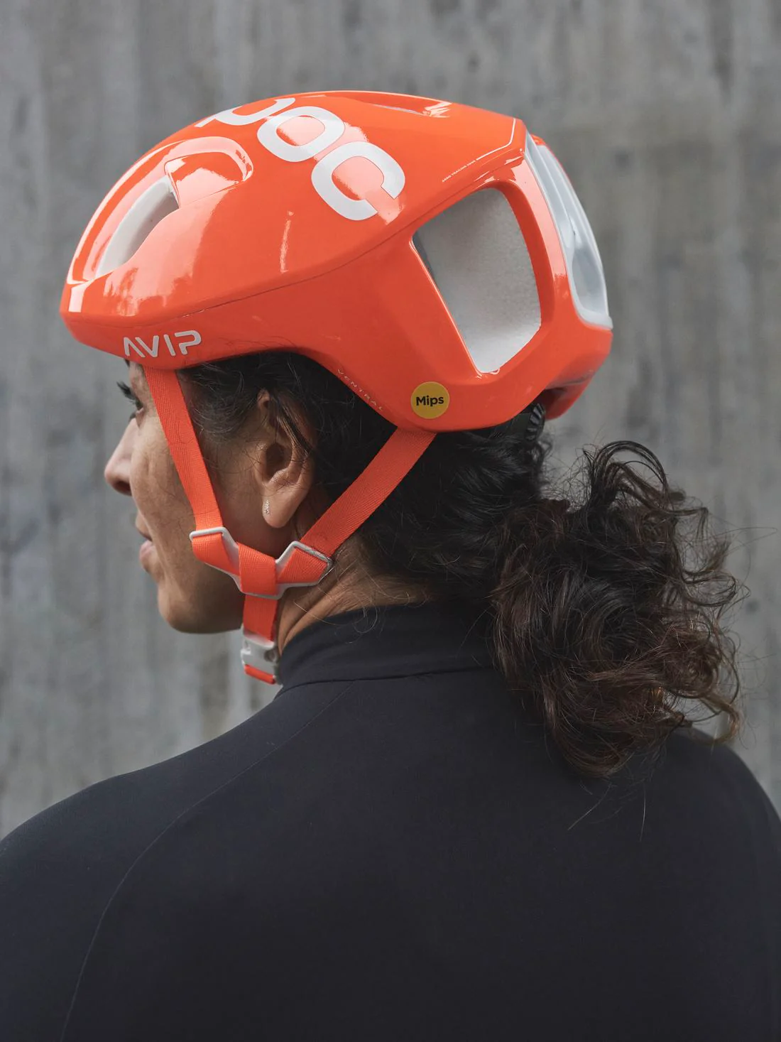 Kask rowerowy POC VENTRAL MIPS - Fluo. Orange Avip - Image 3