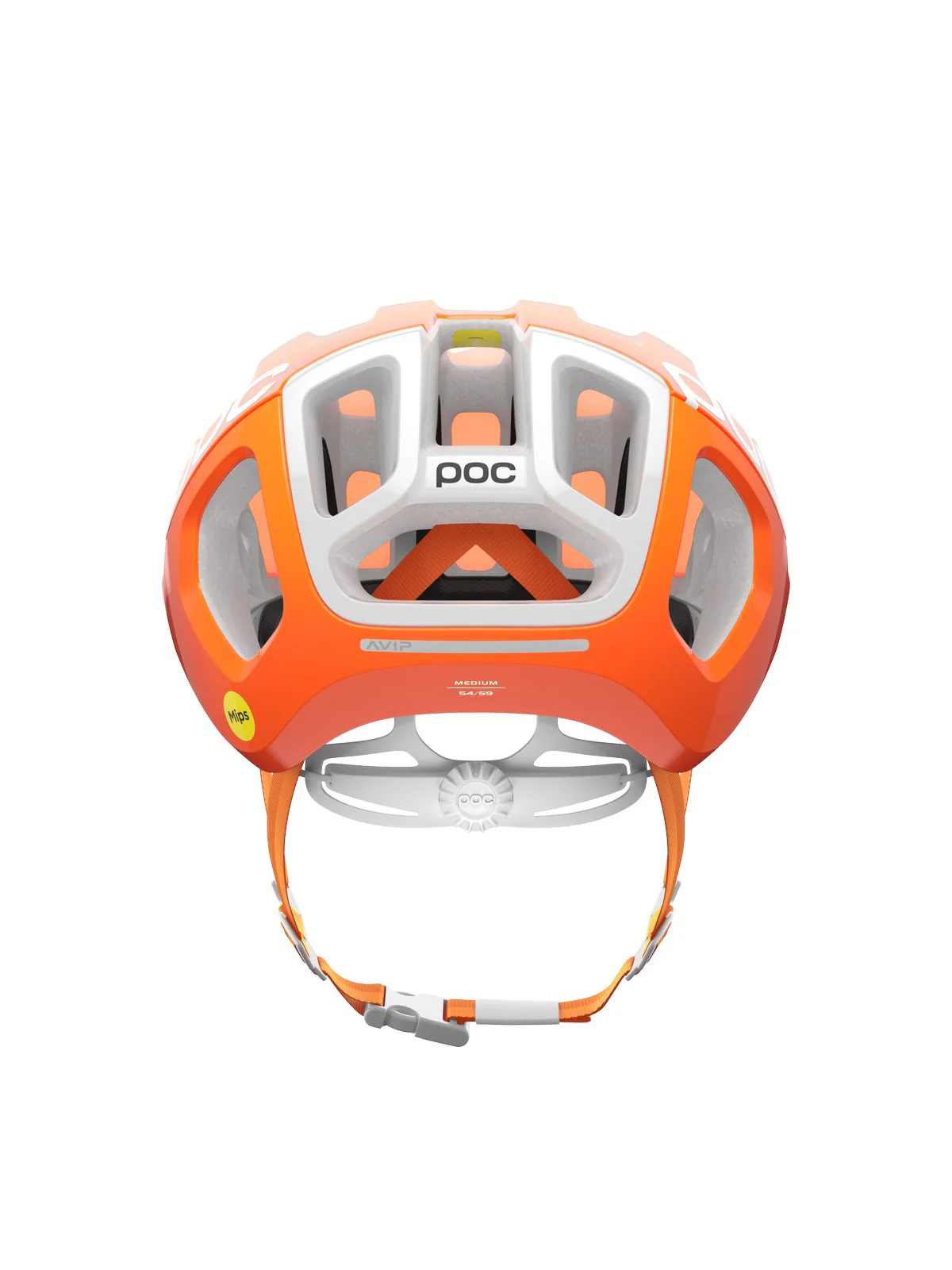 Kask rowerowy POC VENTRAL TEMPUS MIPS - Fluo. Orange Avip - Image 5