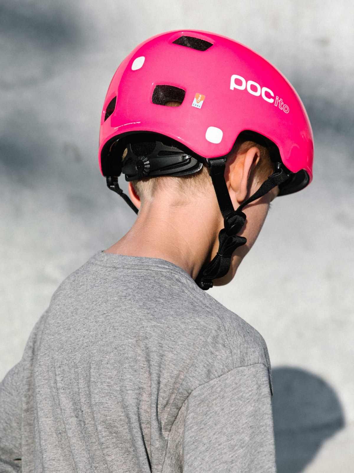 Kask rowerowy POCITO CRANE MIPS - Fluo. Pink - Image 2