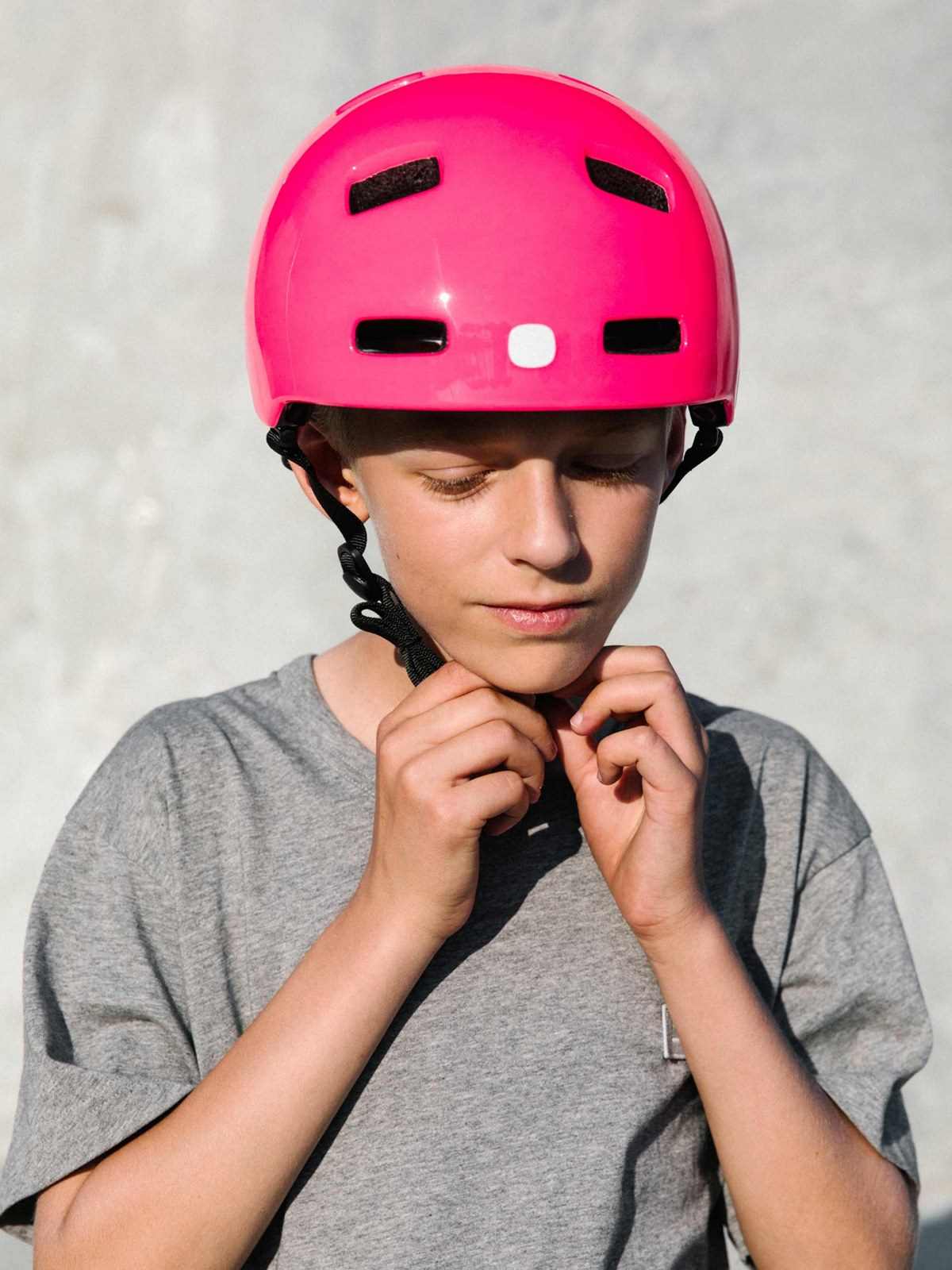 Kask rowerowy POCITO CRANE MIPS - Fluo. Pink - Image 3