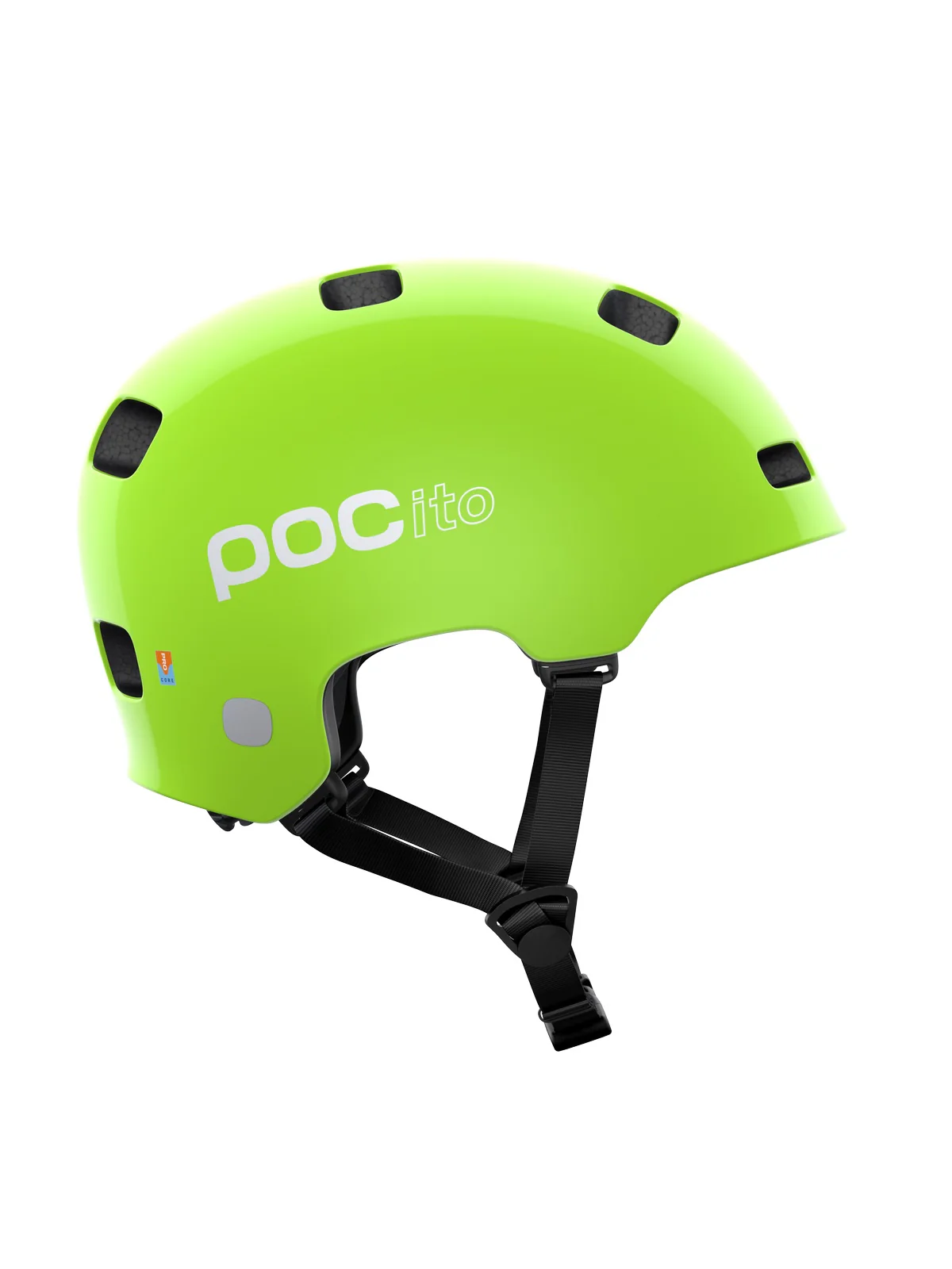 Kask rowerowy POCITO CRANE MIPS - Fluo. Yellow/Green - Image 5