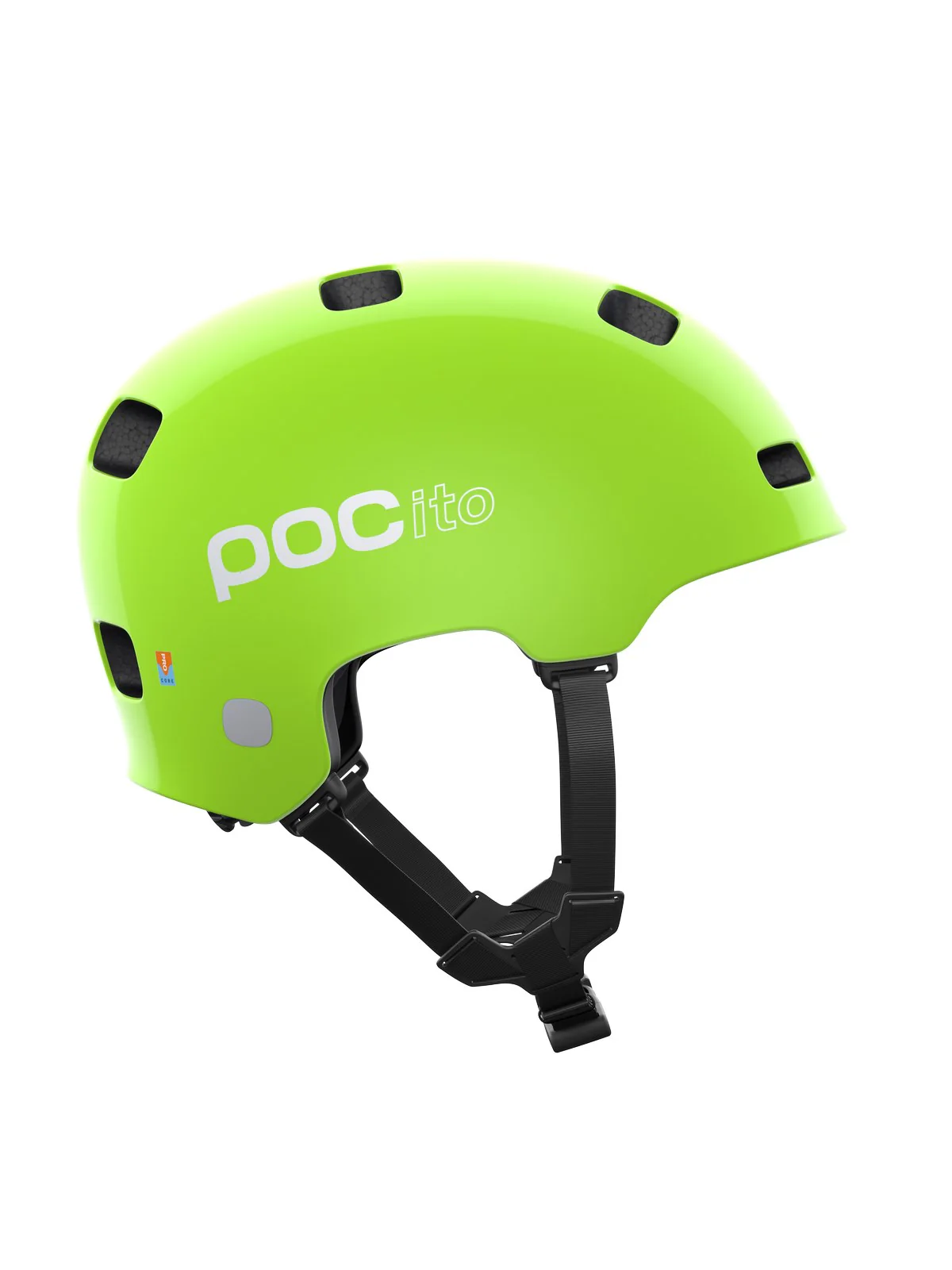 Kask rowerowy POCito Crane MIPS - Fluo. Yellow/Green - Image 2
