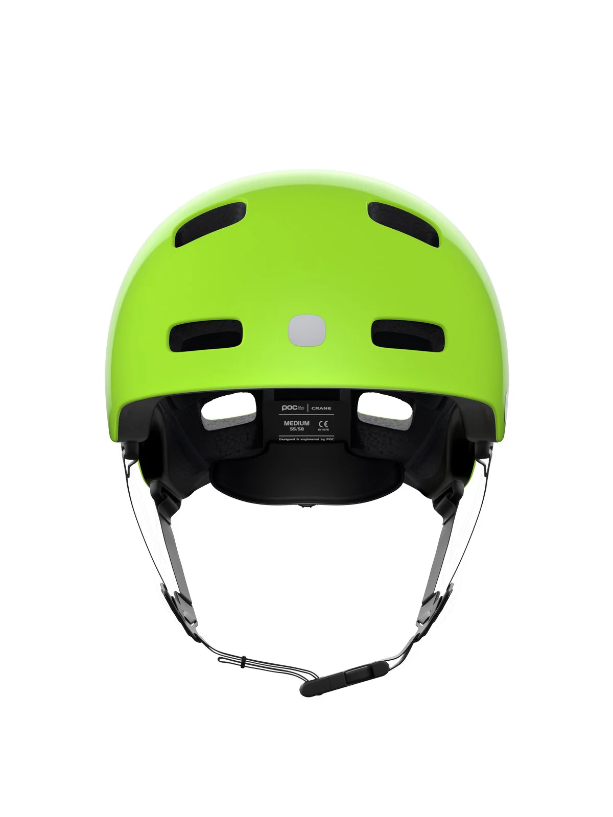 Kask rowerowy POCito Crane MIPS - Fluo. Yellow/Green - Image 3
