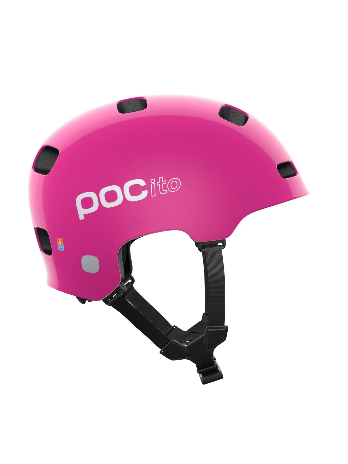 Kask rowerowy POCito Crane MIPS - Fluo. Pink - Image 2