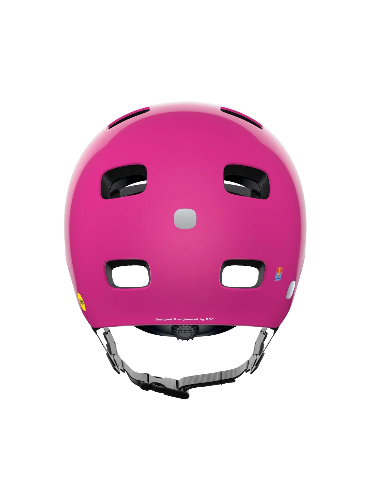 Kask rowerowy POCito Crane MIPS - Fluo. Pink - Image 4