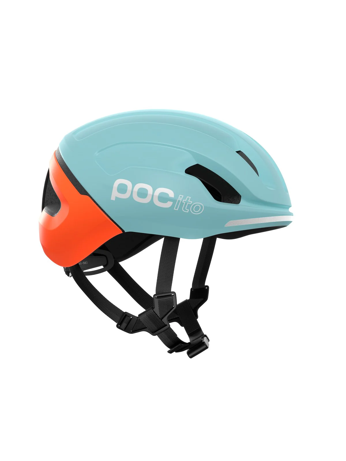 Kask rowerowy POCito Omne MIPS - Indi. Blue Matt/Carnelian Orange Matt - Image 2