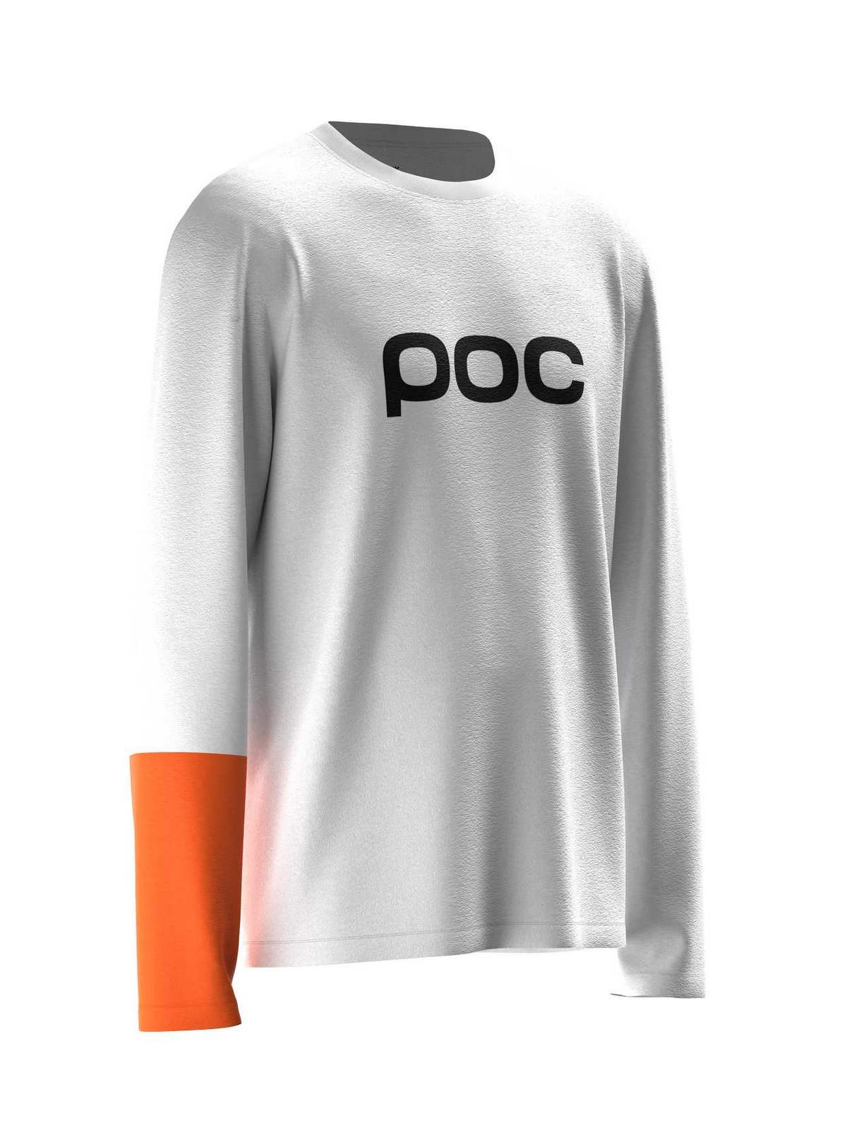 Koszulka longsleeve POC L/S TEE - biały - Image 3