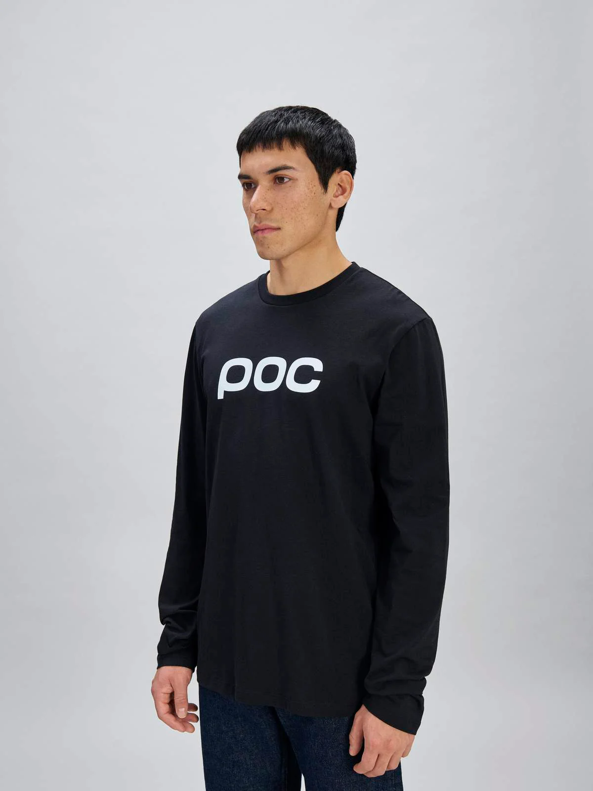 Koszulka longsleeve POC L/S Tee - Ur. Black - Image 2