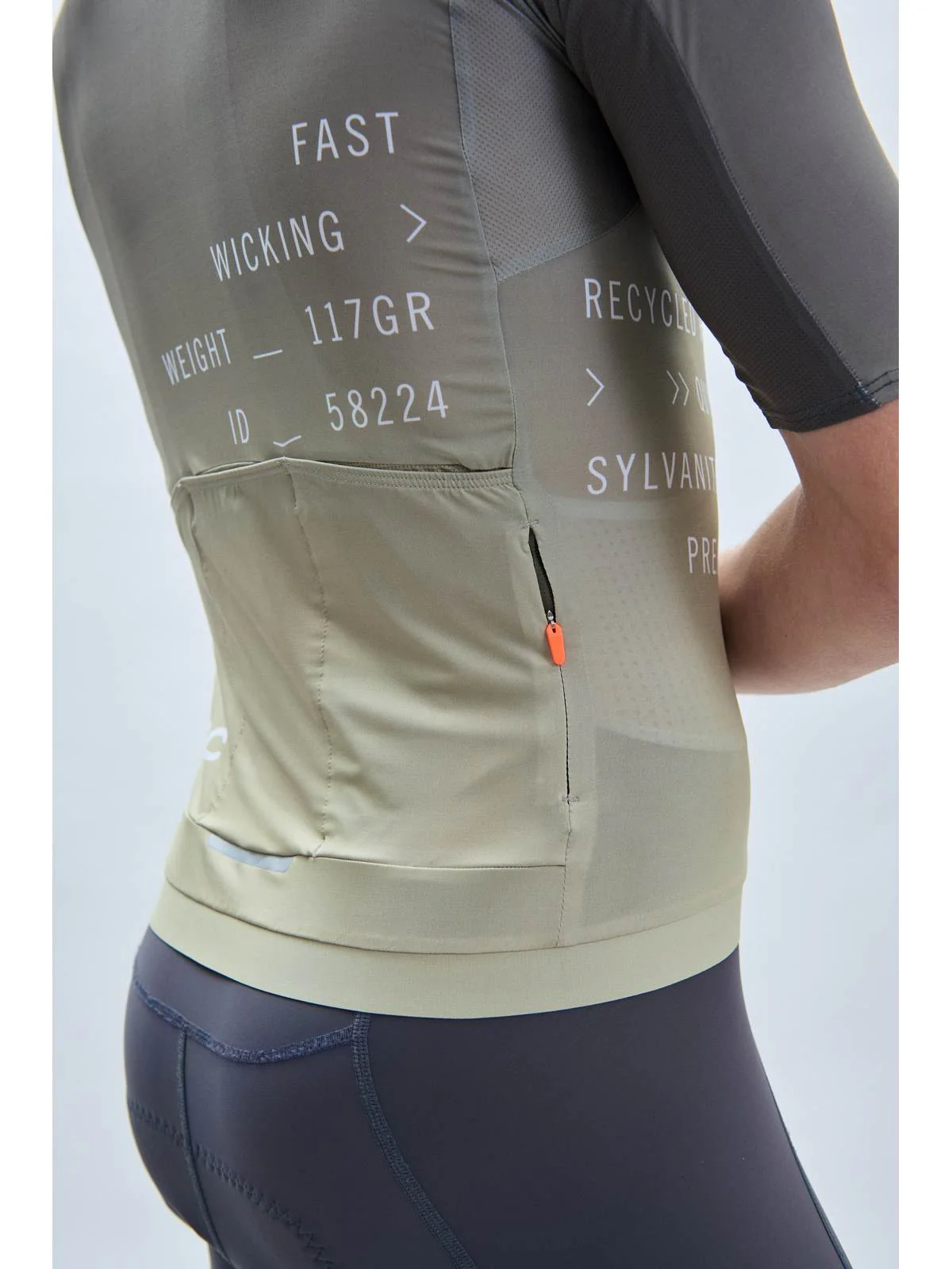 Koszulka rowerowa POC M's Pristine Print Jersey - Gradient Prehnite Green - Image 4