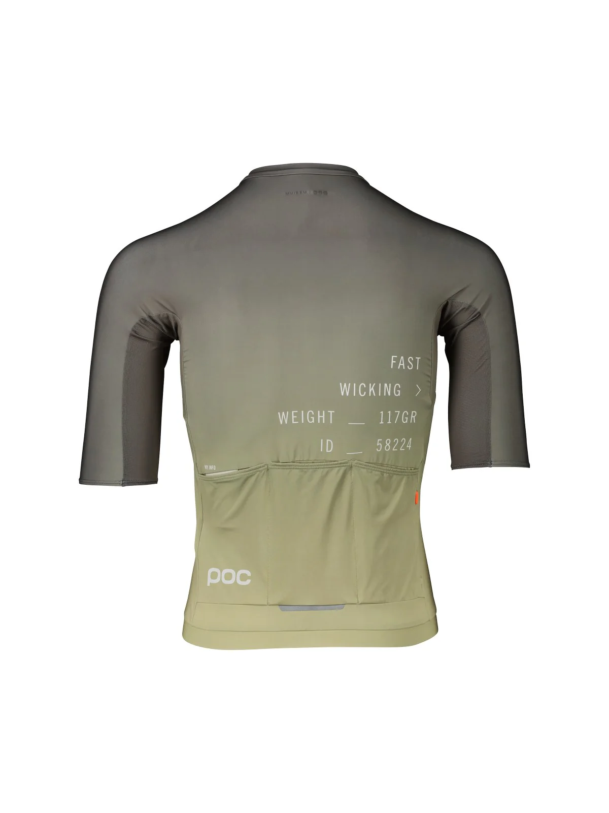 Koszulka rowerowa POC M's Pristine Print Jersey - Gradient Prehnite Green - Image 5
