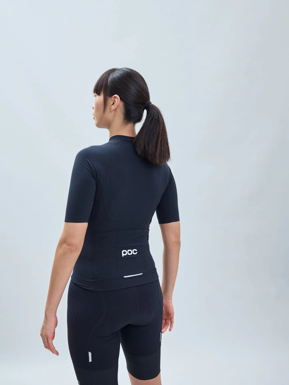 Koszulka rowerowa damska POC W's Raceday Jersey - Ur. Black - Image 3