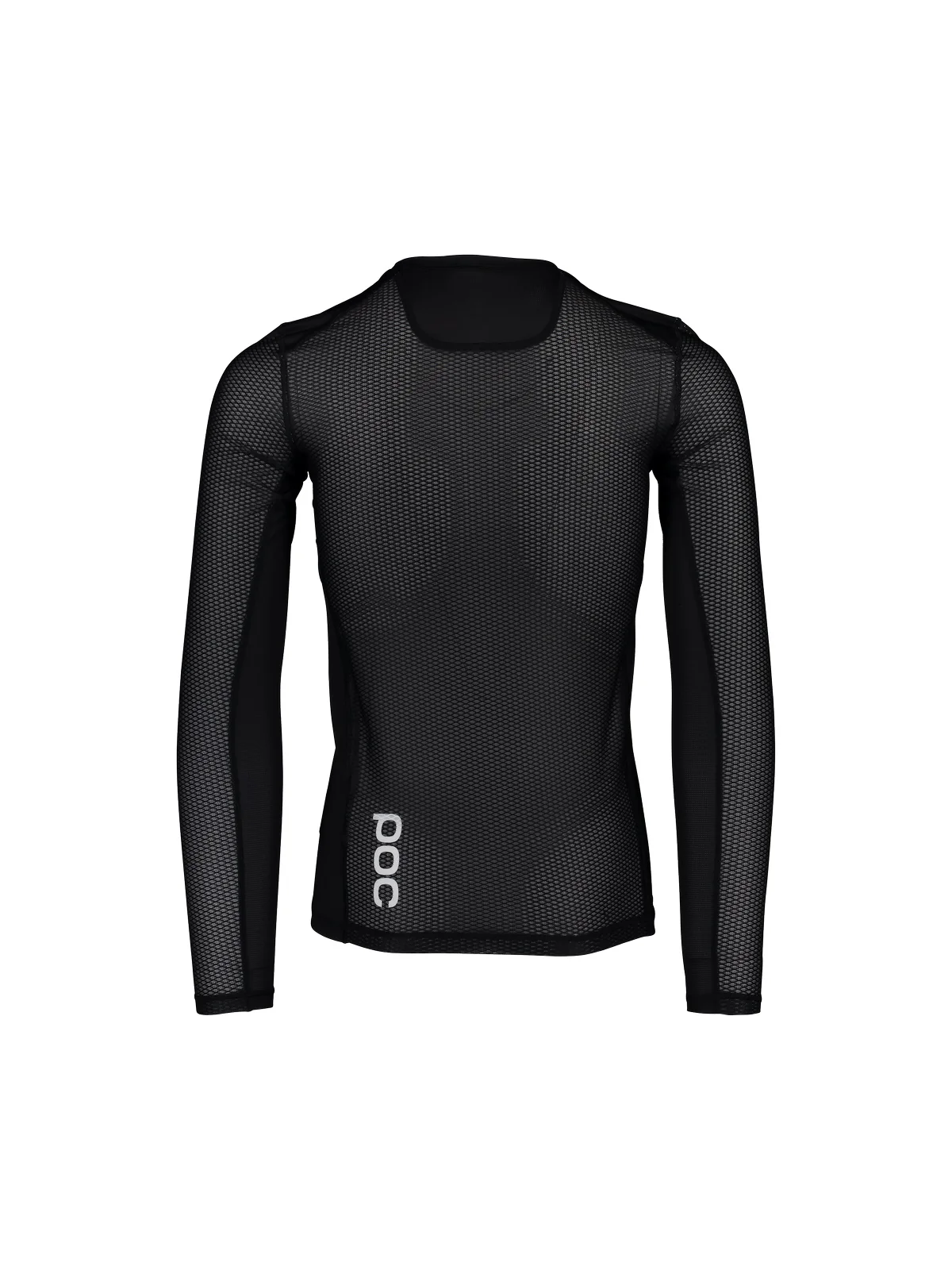 Koszulka rowerowa POC ESSENTIAL LAYER LS - Ur. Black - Image 3