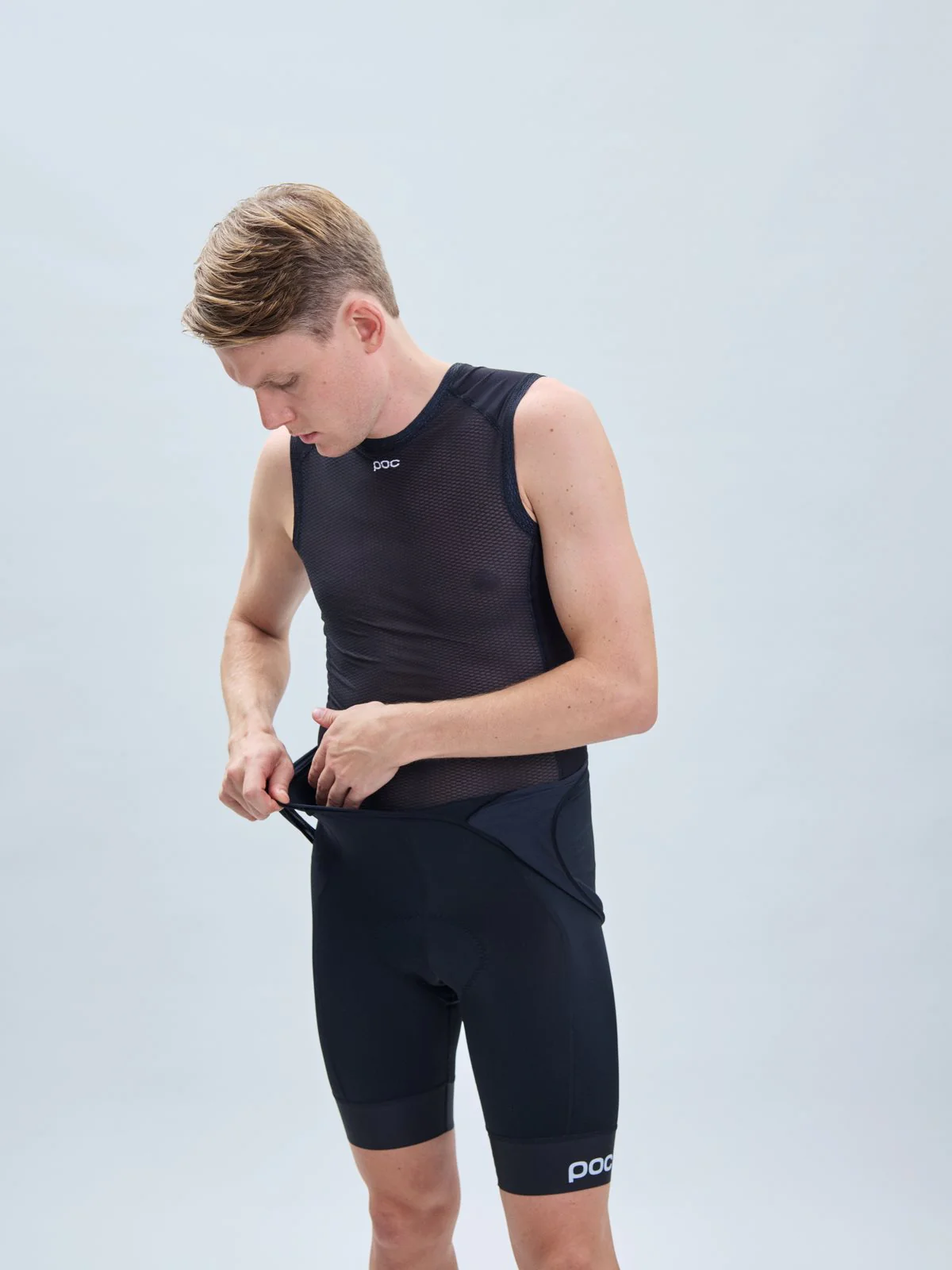 Koszulka rowerowa POC ESSENTIAL LAYER Vest - Ur. Black - Image 2