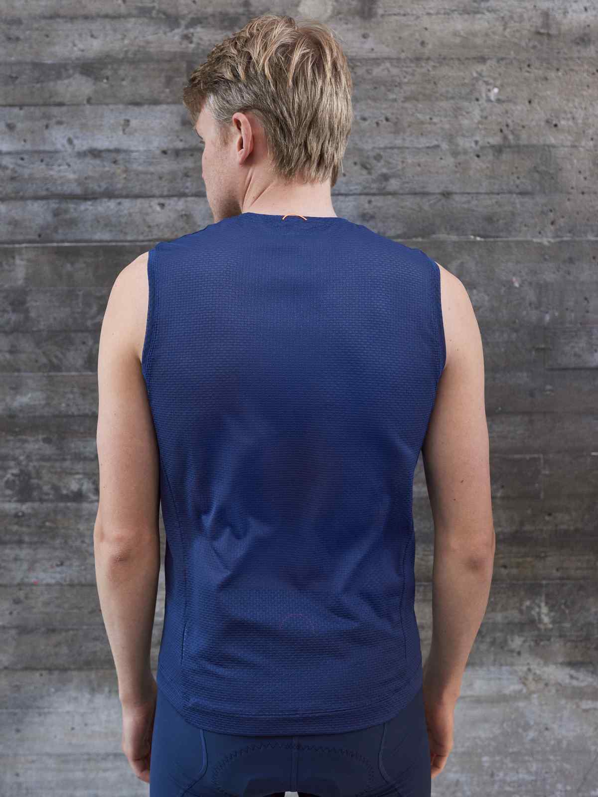 Koszulka rowerowa POC M's AIR Indoor Vest - Turmaline Navy - Image 3