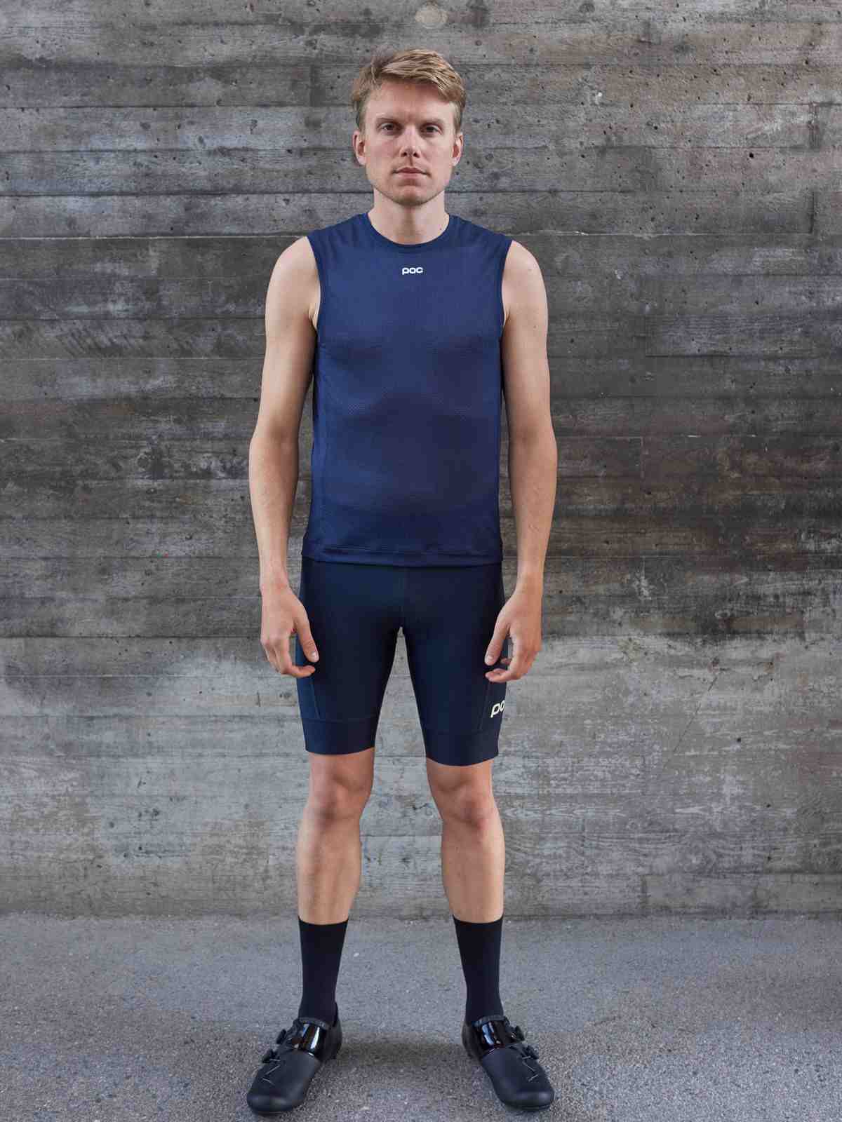 Koszulka rowerowa POC M's AIR Indoor Vest - Turmaline Navy - Image 4
