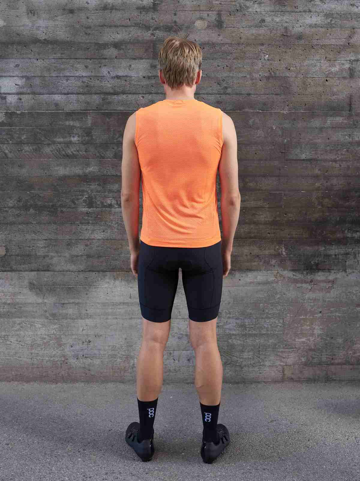 Koszulka rowerowa POC M's AIR Indoor Vest - Zink Orange - Image 4