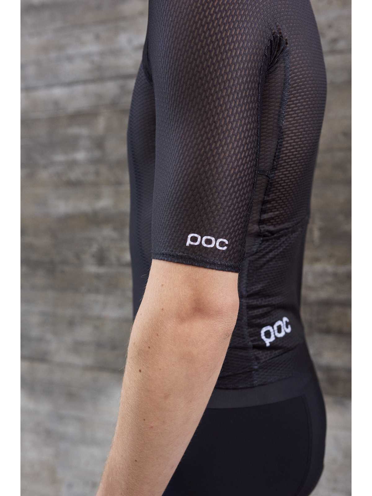 Koszulka rowerowa POC M's AIR Jersey - Ur. Black - Image 3