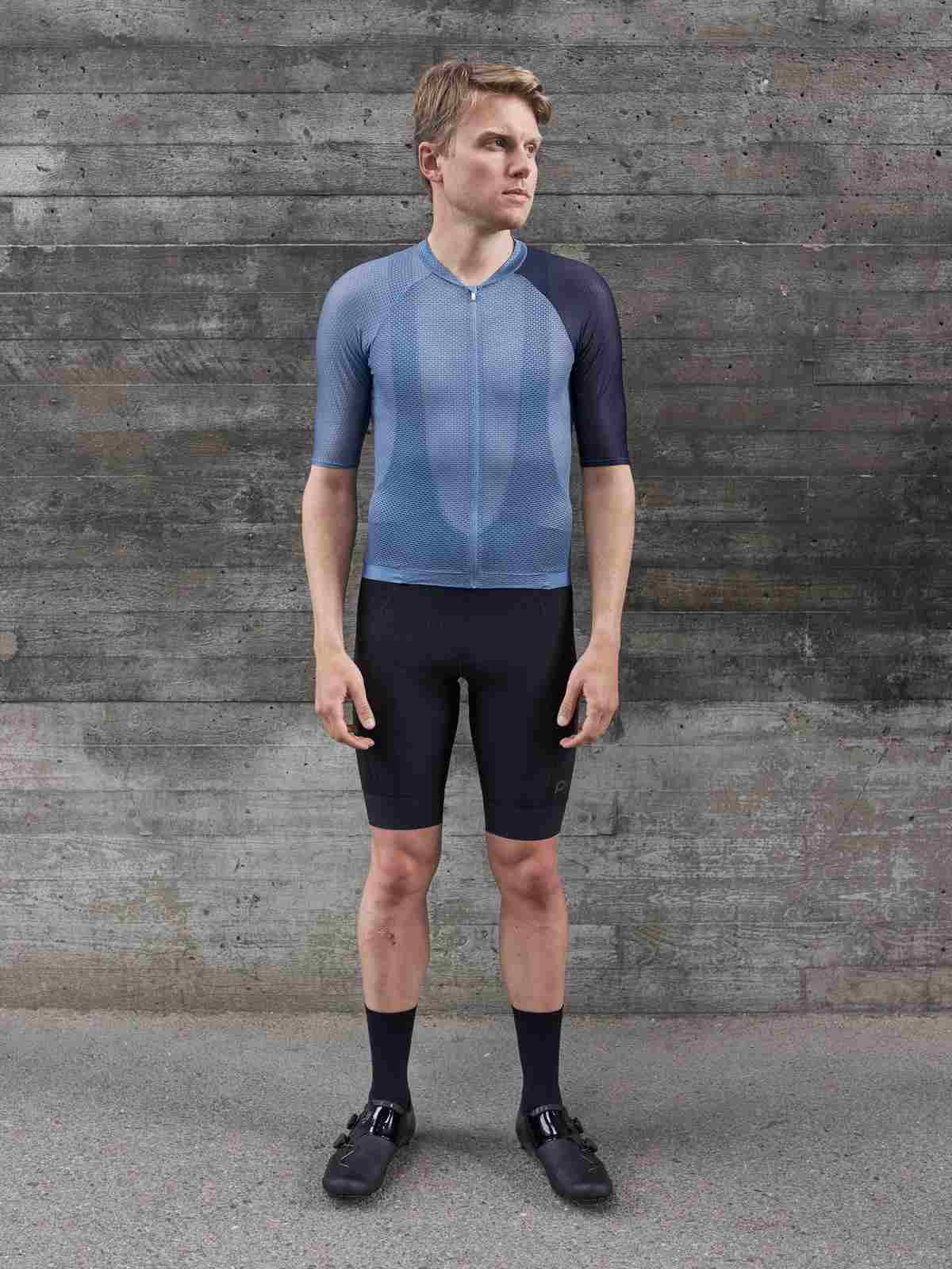 Koszulka rowerowa POC M's AIR Jersey - Calcite Blue/Turmaline Navy - Image 2