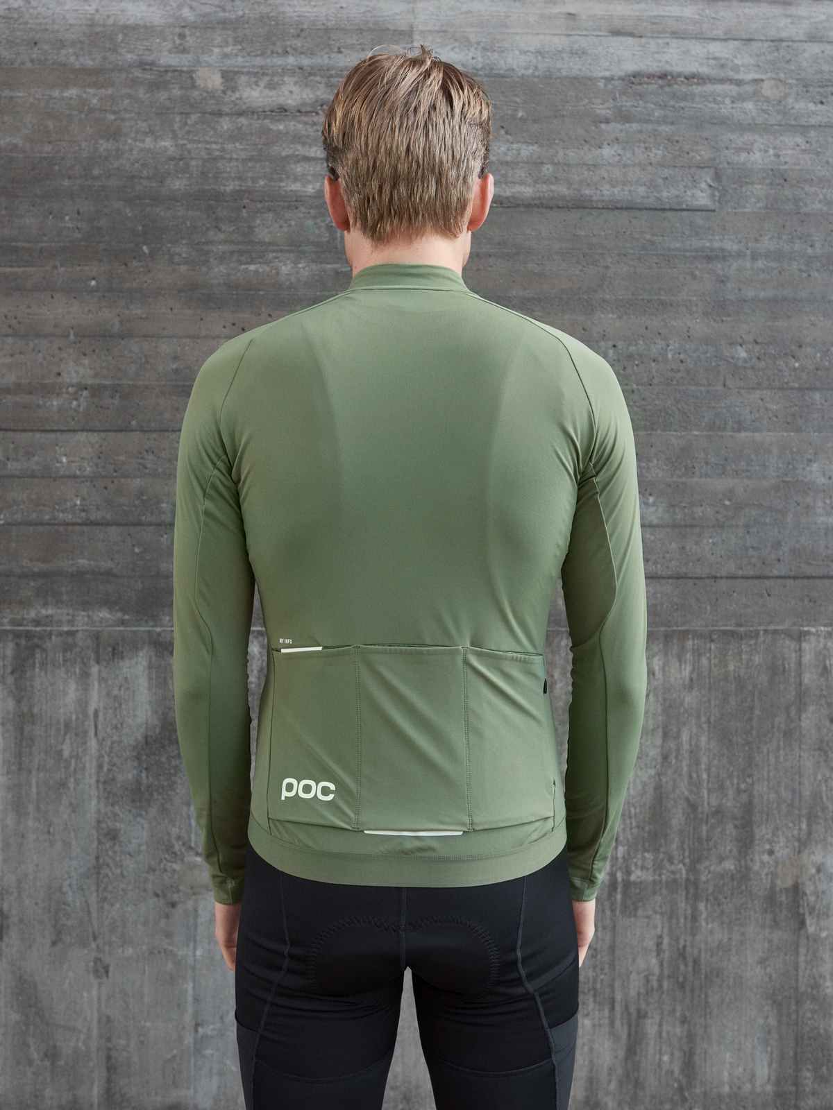 Koszulka rowerowa POC M's AMBIENT Thermal Jersey - Epid. Green - Image 4