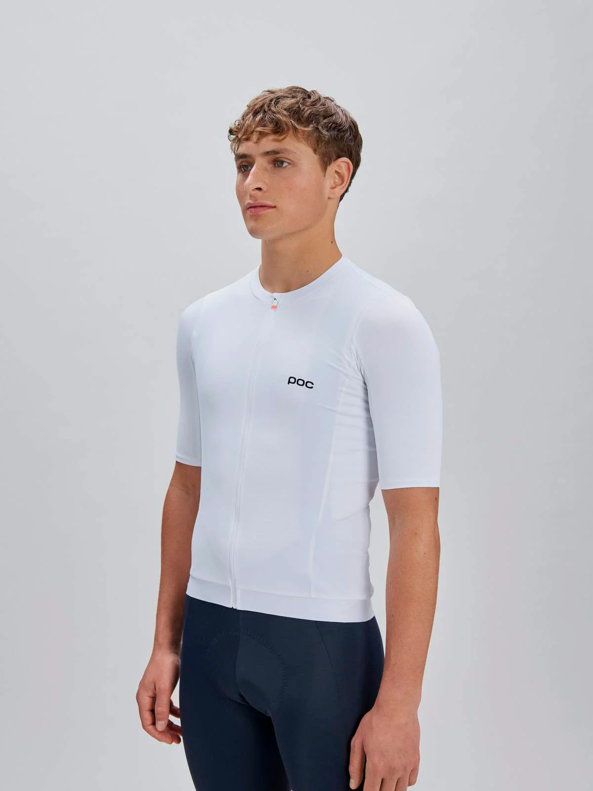Koszulka rowerowa POC M's Cadence Jersey - Hyd. White - Image 2