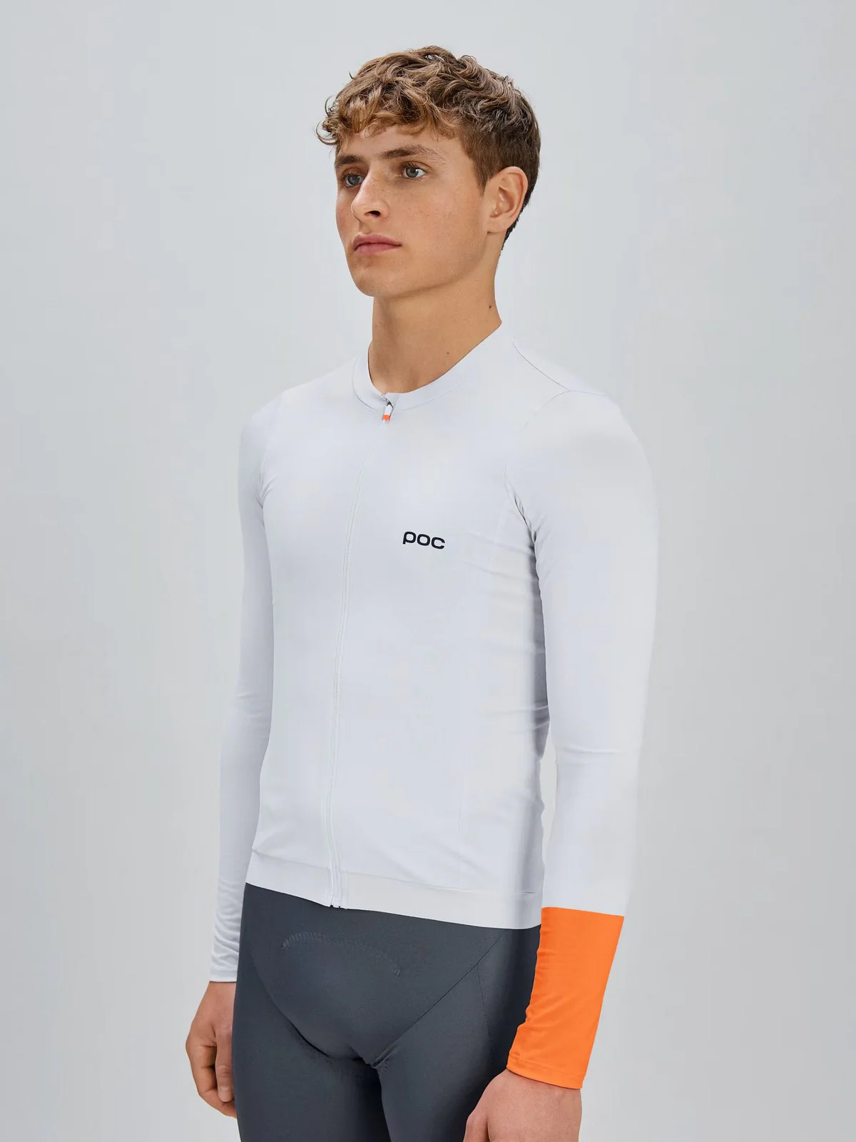 Koszulka rowerowa POC M's Cadence L/S Jersey - Hyd. White - Image 2