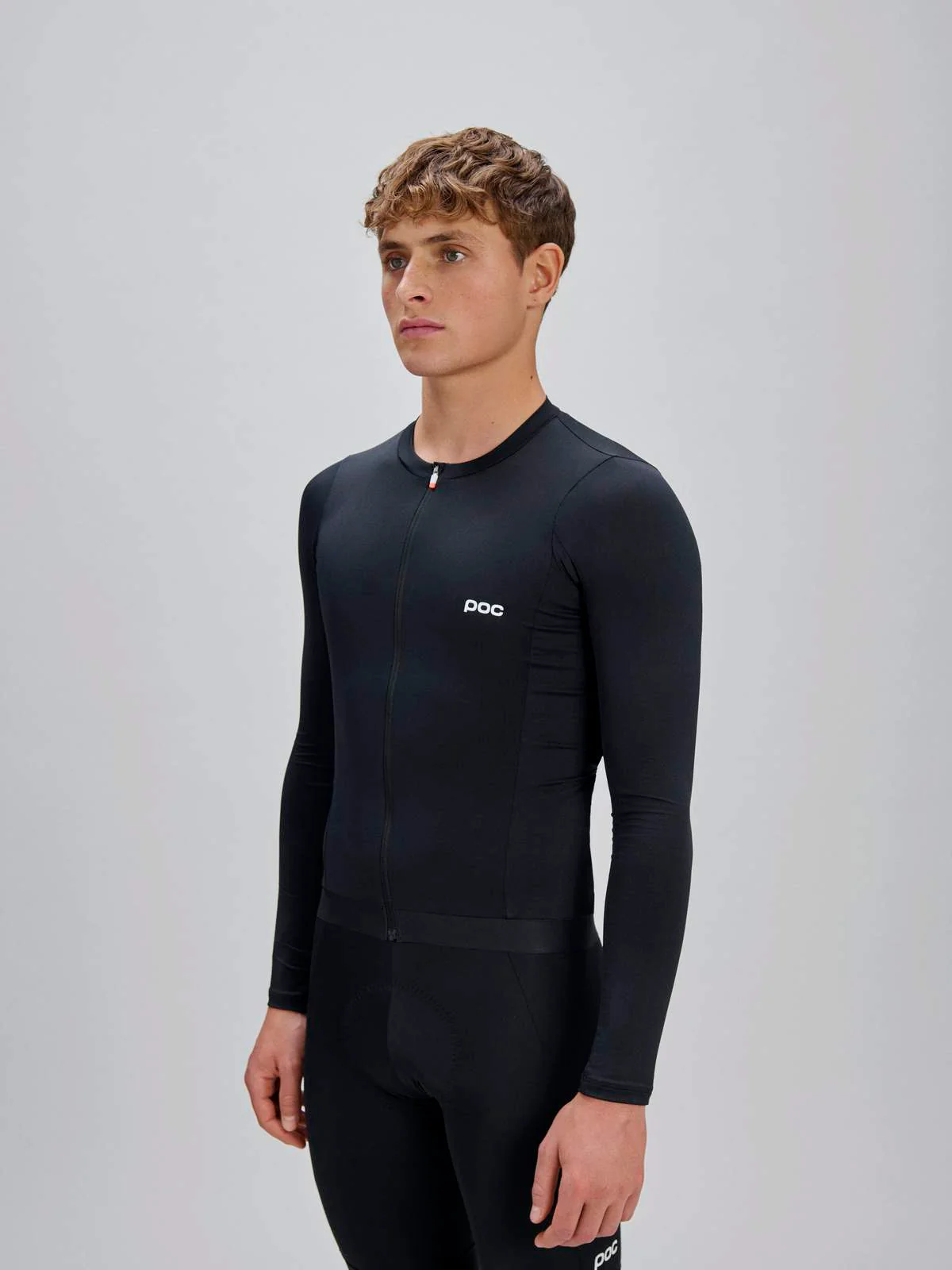 Koszulka rowerowa POC M's Cadence L/S Jersey - Ur. Black - Image 2