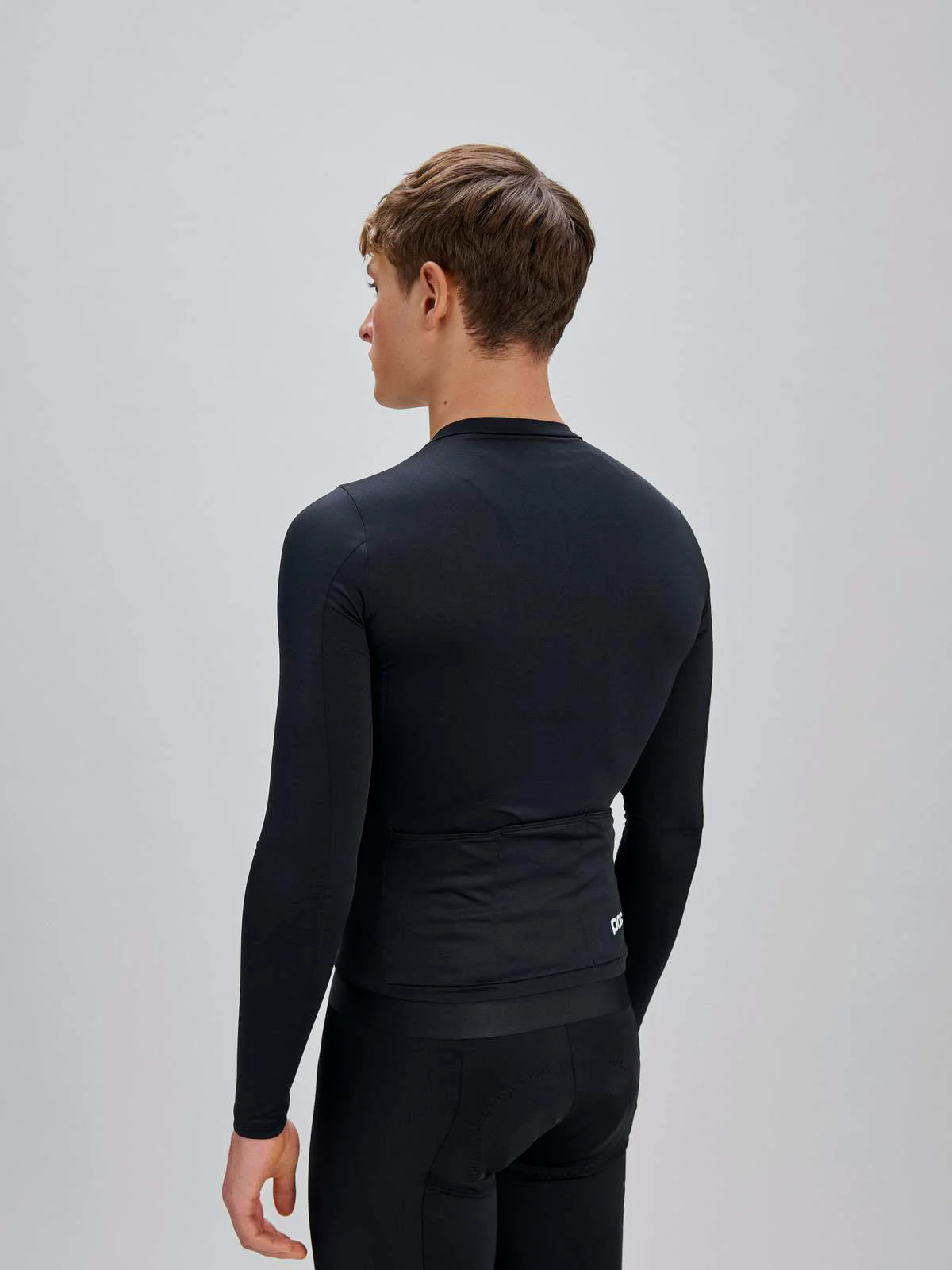 Koszulka rowerowa POC M's Cadence L/S Jersey - Ur. Black - Image 3