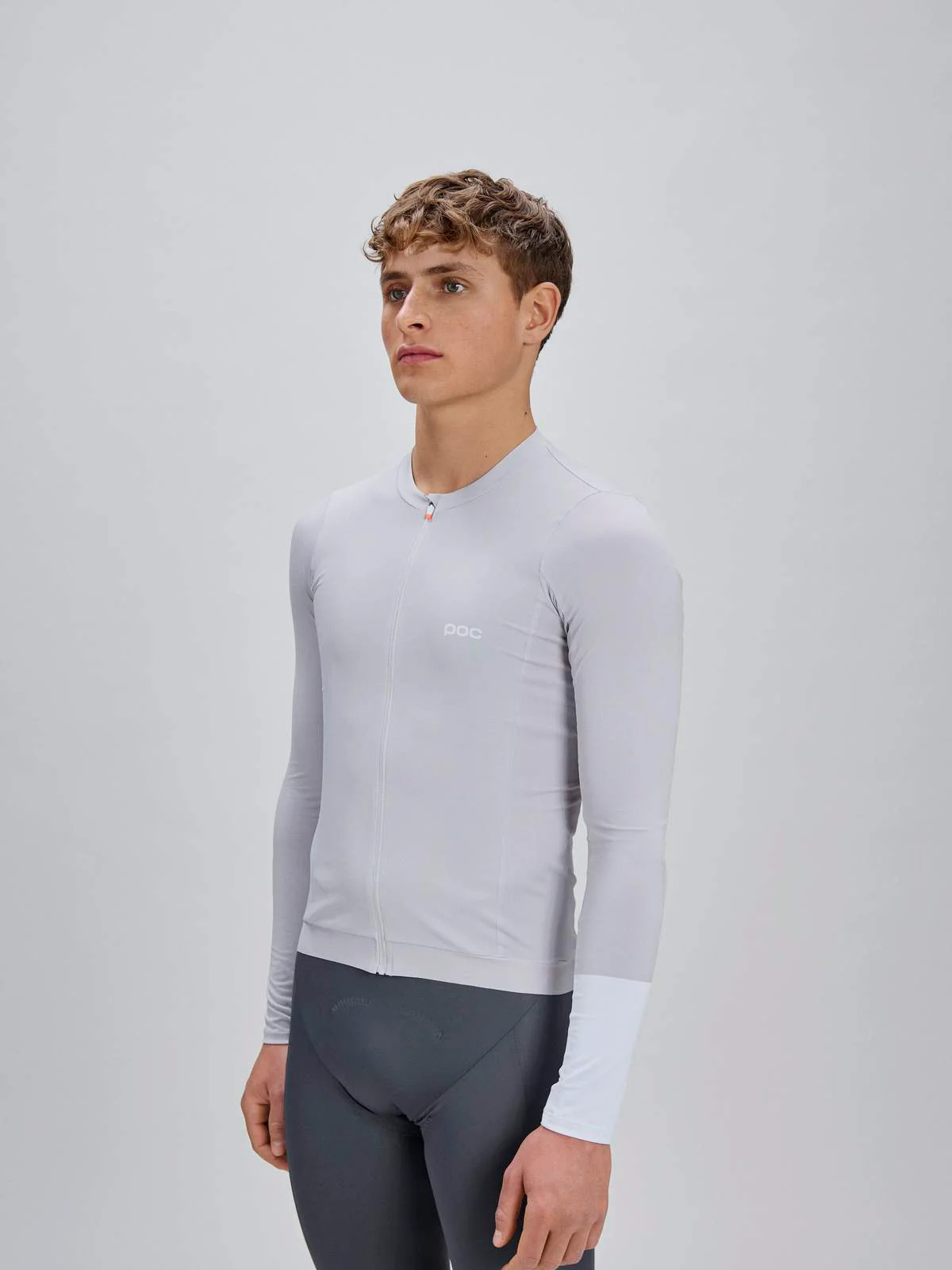 Koszulka rowerowa POC M's Cadence L/S Jersey - Granite Grey - Image 2