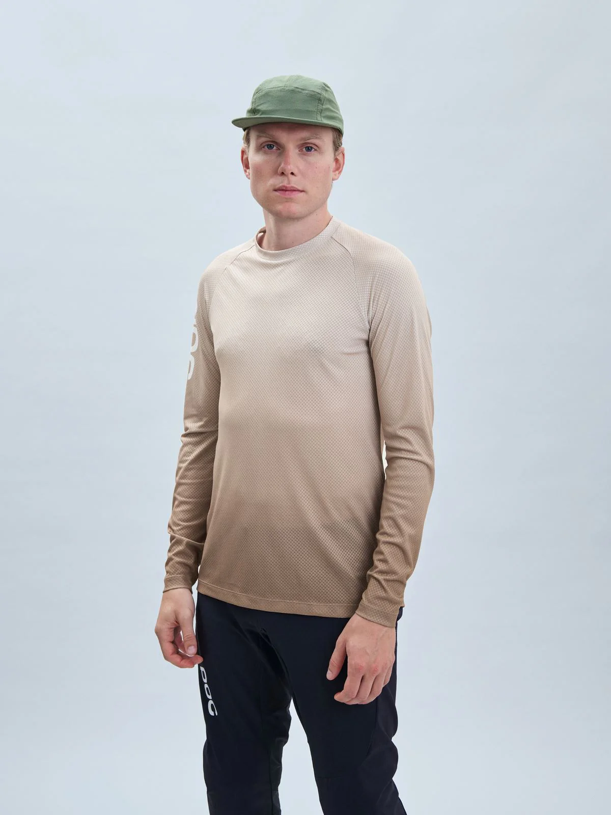 Koszulka rowerowa POC M's Essential MTB Lite LS Jersey - Gradient Jasper Brown - Image 2