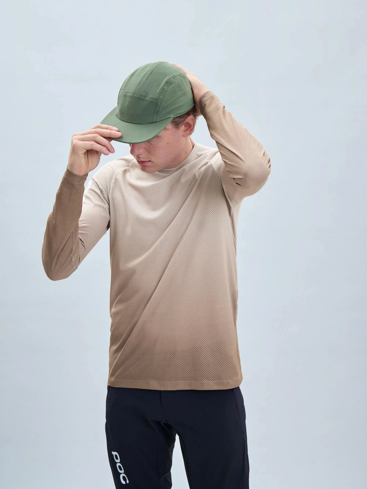 Koszulka rowerowa POC M's Essential MTB Lite LS Jersey - Gradient Jasper Brown - Image 4