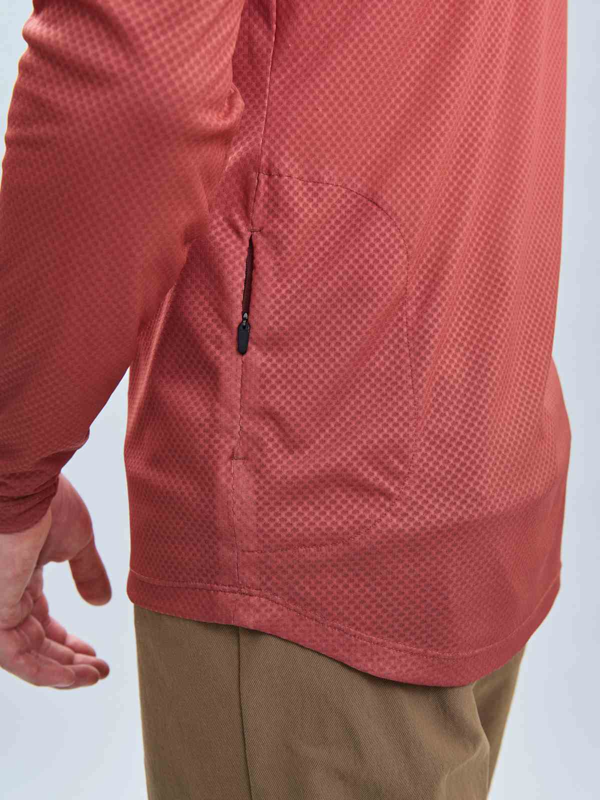 Koszulka rowerowa POC M's Essential MTB Lite LS Jersey - Gradient Ammolite Coral - Image 4