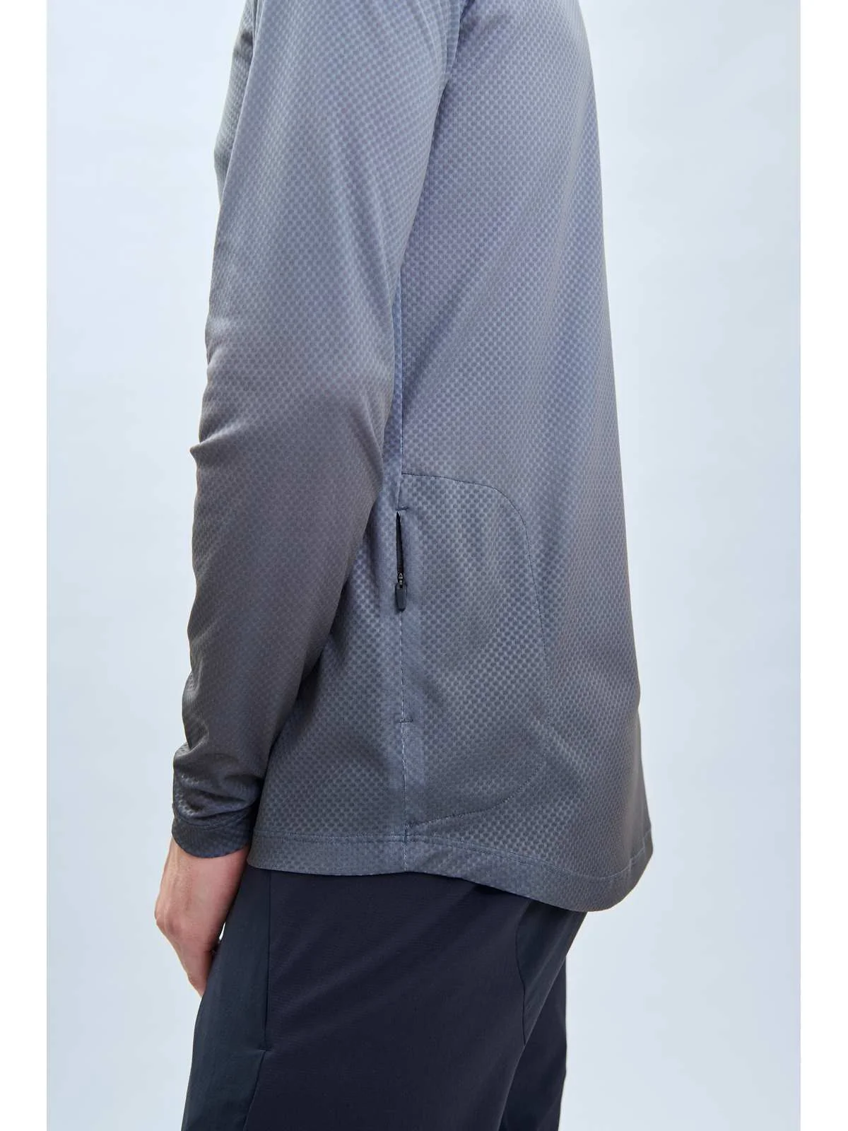 Koszulka rowerowa POC M's Essential MTB Lite LS Jersey - Gradient Sylvanite Grey - Image 4