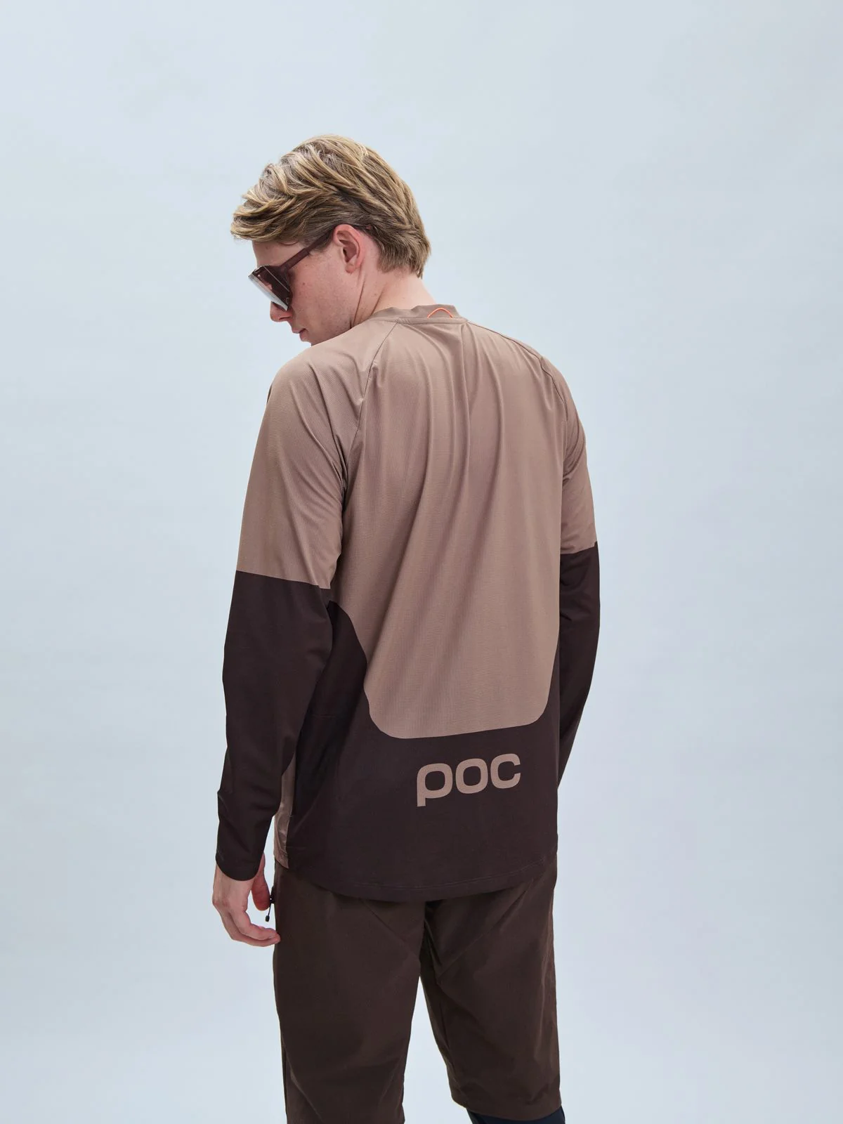 Koszulka rowerowa POC M's Essential MTB LS Jersey - Jasper Brown - Image 3