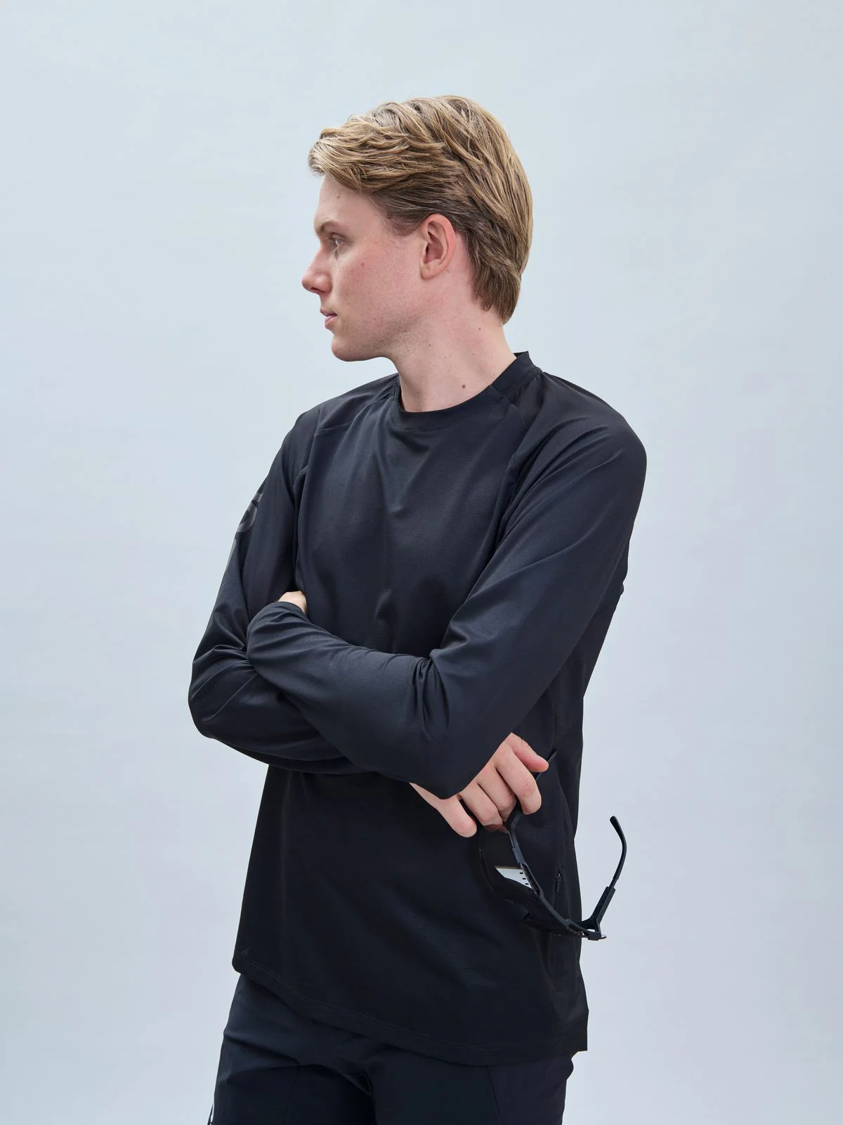 Koszulka rowerowa POC M's Essential MTB LS Jersey - Ur. Black - Image 2