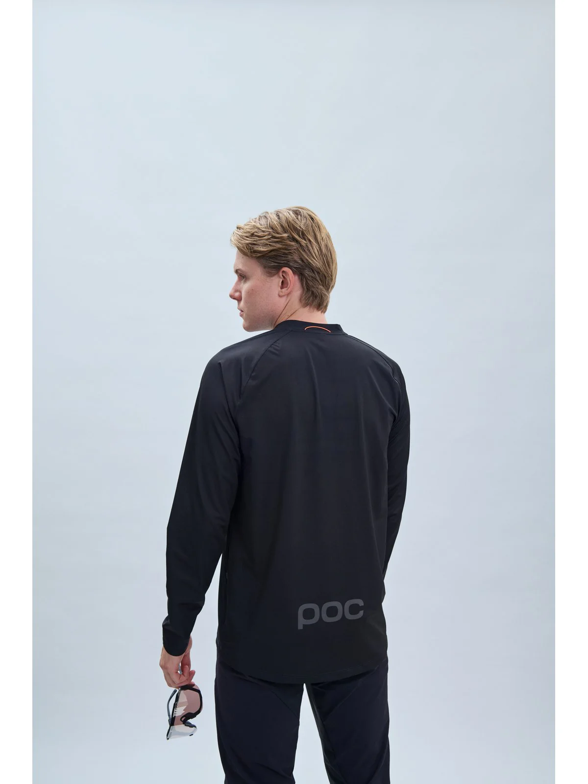 Koszulka rowerowa POC M's Essential MTB LS Jersey - Ur. Black - Image 3