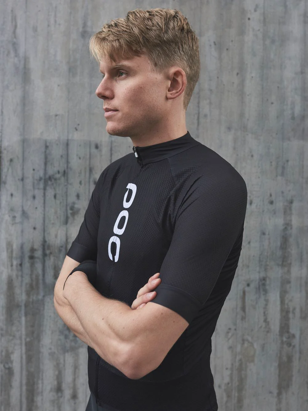 Koszulka rowerowa POC M's ESSENTIAL ROAD LOGO Jersey - Ur. Black - Image 3