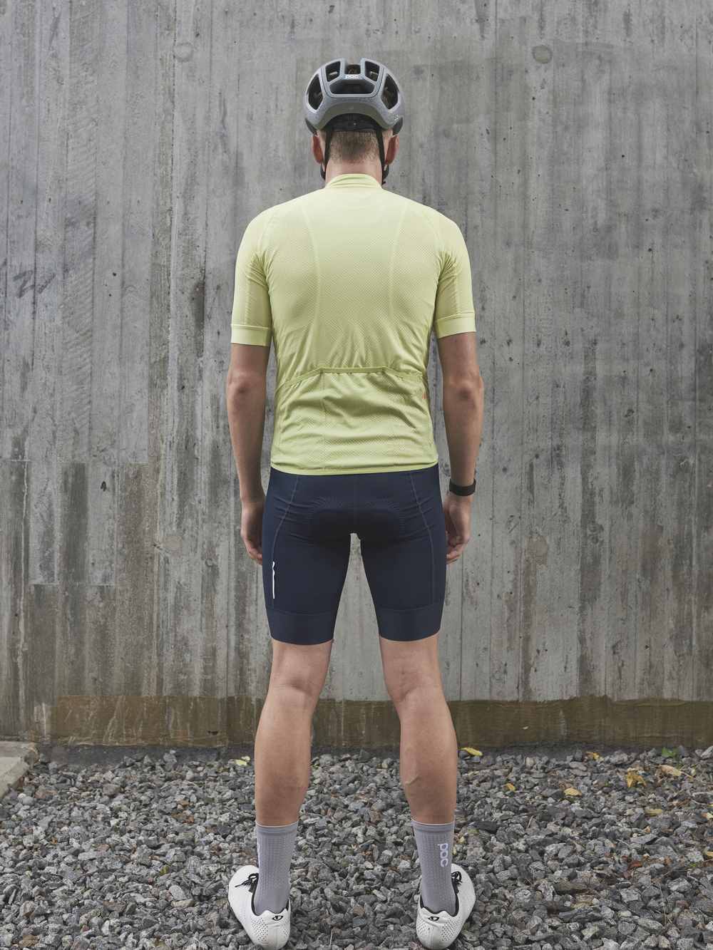 Koszulka rowerowa POC M's ESSENTIAL ROAD LOGO Jersey - Lemon Calcite - Image 4