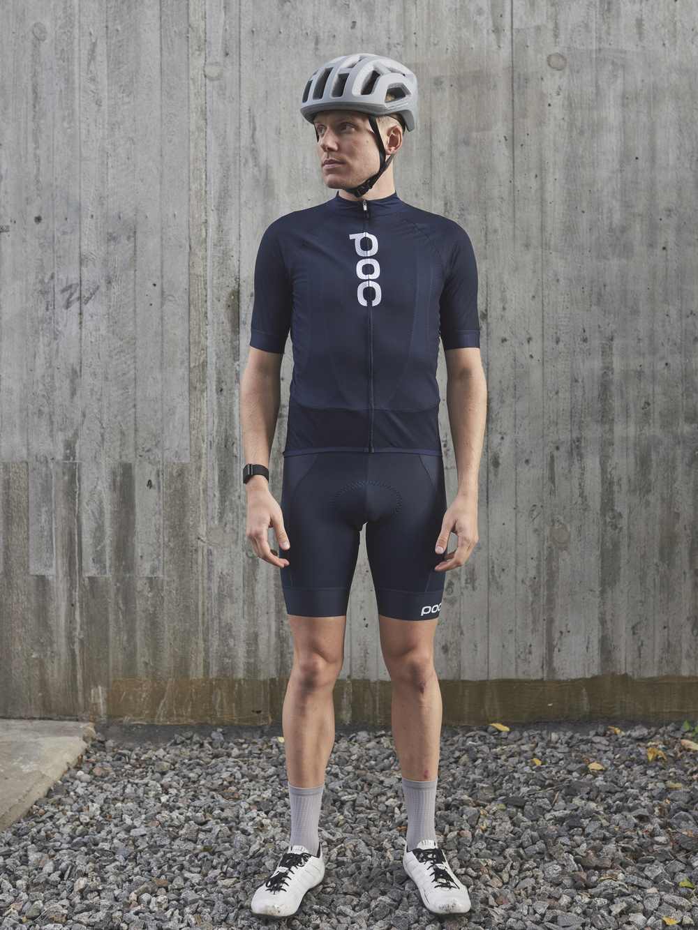 Koszulka rowerowa POC M's ESSENTIAL ROAD LOGO Jersey - Turmaline Navy - Image 2