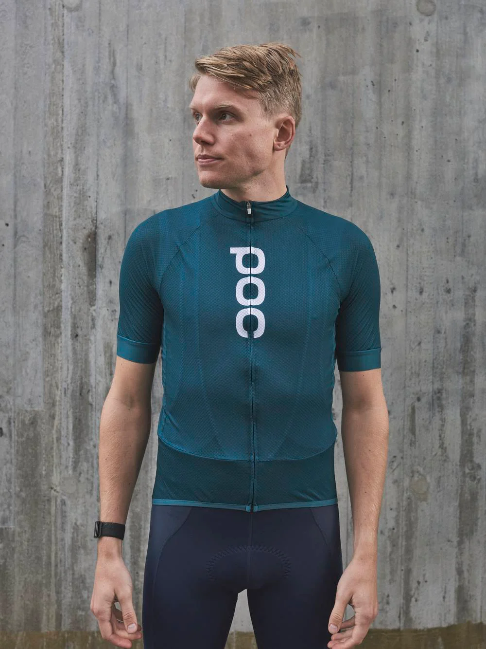 Koszulka rowerowa POC M's ESSENTIAL ROAD LOGO Jersey - Dioptase Blue - Image 2