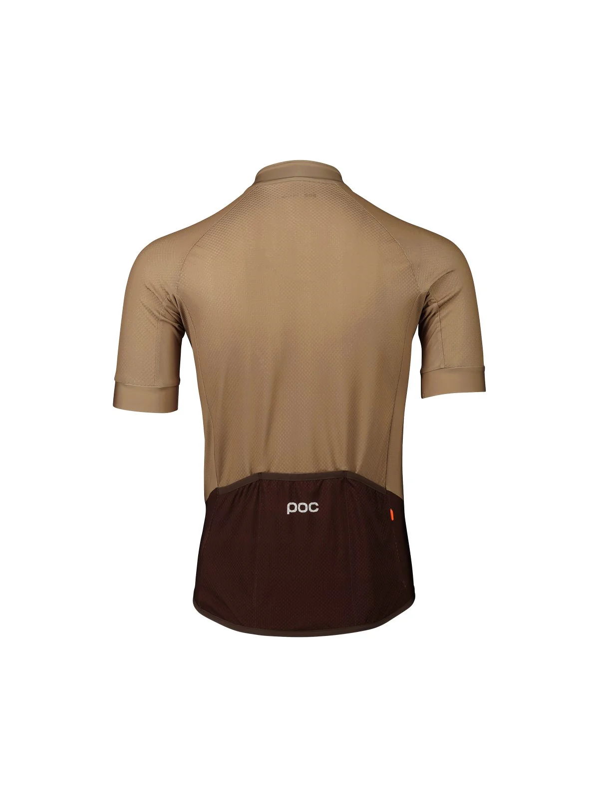 Koszulka rowerowa POC M's Essential Road Logo Jersey - Jasper Brown/Axinite Brown - Image 2