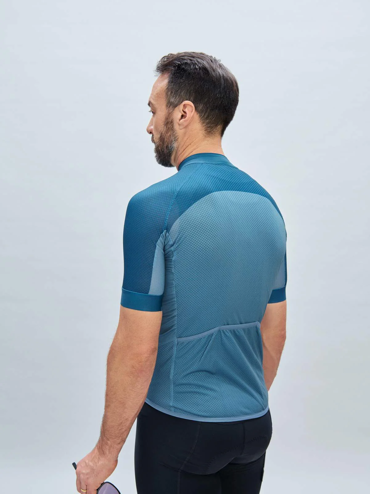 Koszulka rowerowa POC M's Essential Road Logo Jersey - Cal. Blue/Dark Cal. Blue - Image 4