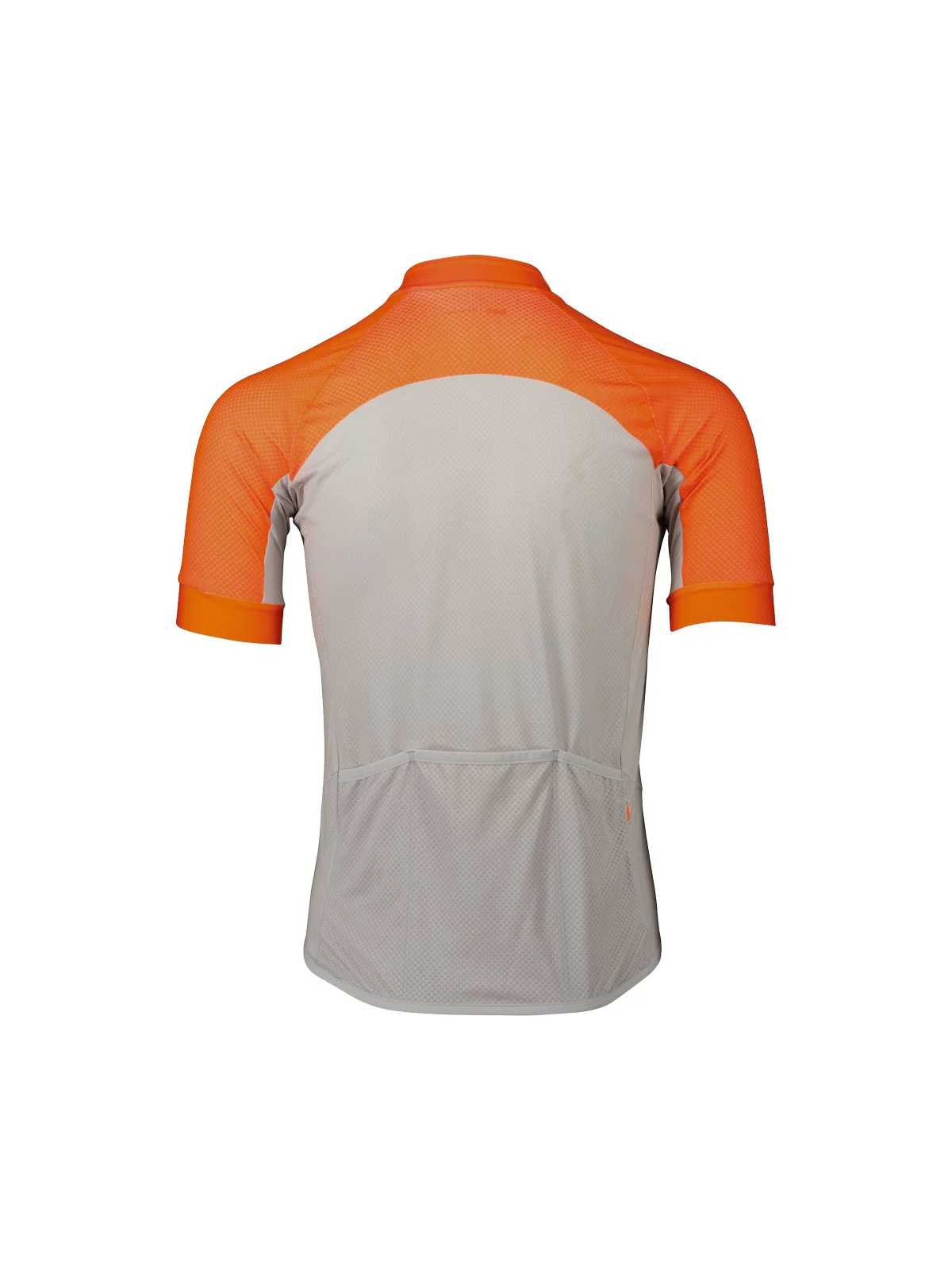 Koszulka rowerowa POC M's Essential Road Logo Jersey - Zink Orange/Gra. Grey - Image 5